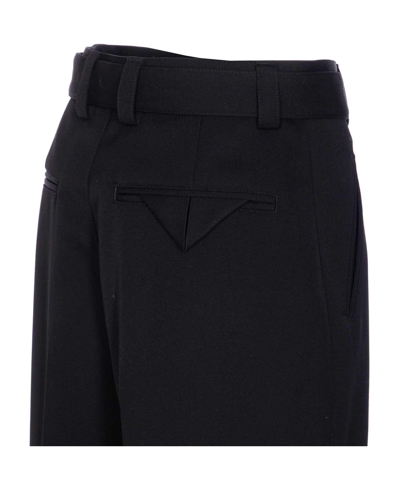 Bottega Veneta Cotton Twill Pants - BLACK