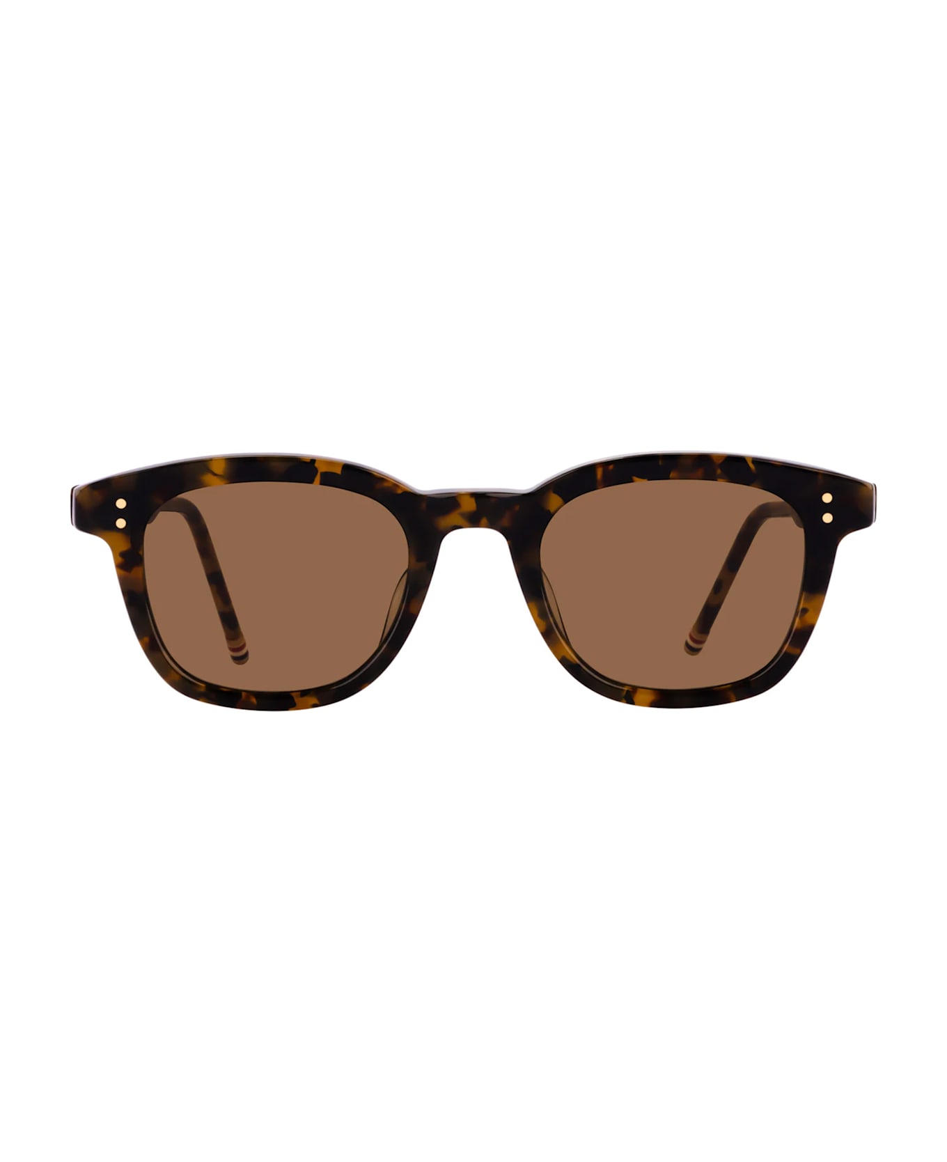 Thom Browne Rectangular - Dark Brown Sunglasses - brown