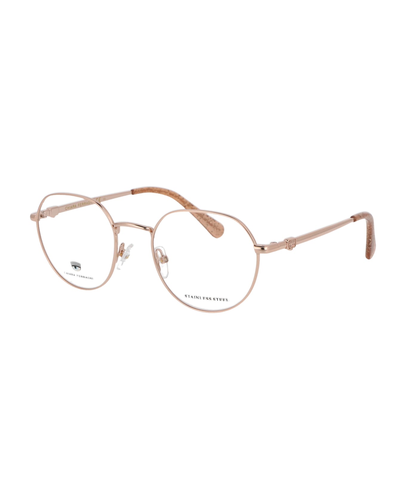Chiara Ferragni Cf 1012 Glasses - DDB GOLD COPPER アイウェア