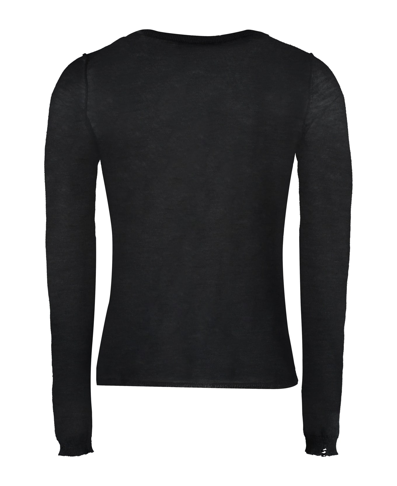 Dolce & Gabbana Long Sleeve Crew-neck Sweater - Nero