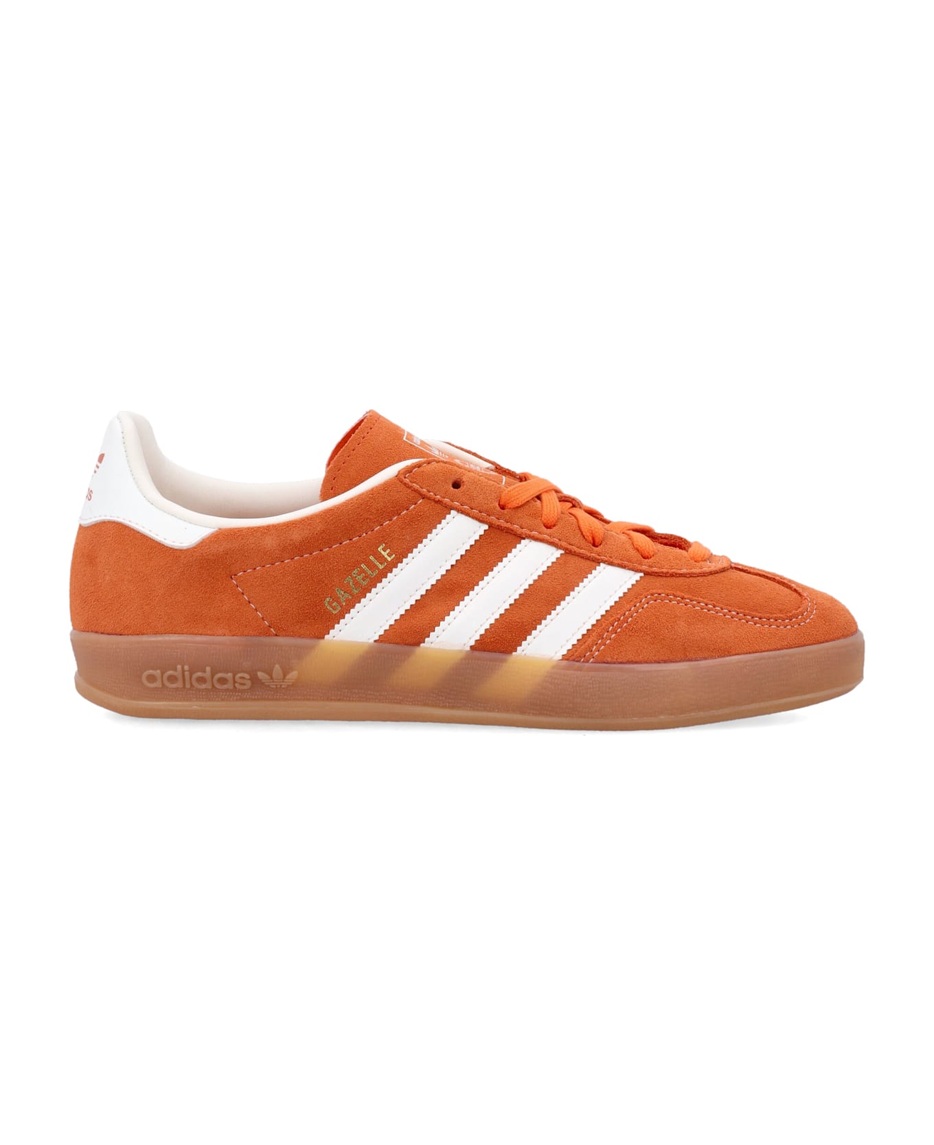 Adidas Originals Gazelle Indoor Leather Sneakers - ORANGE