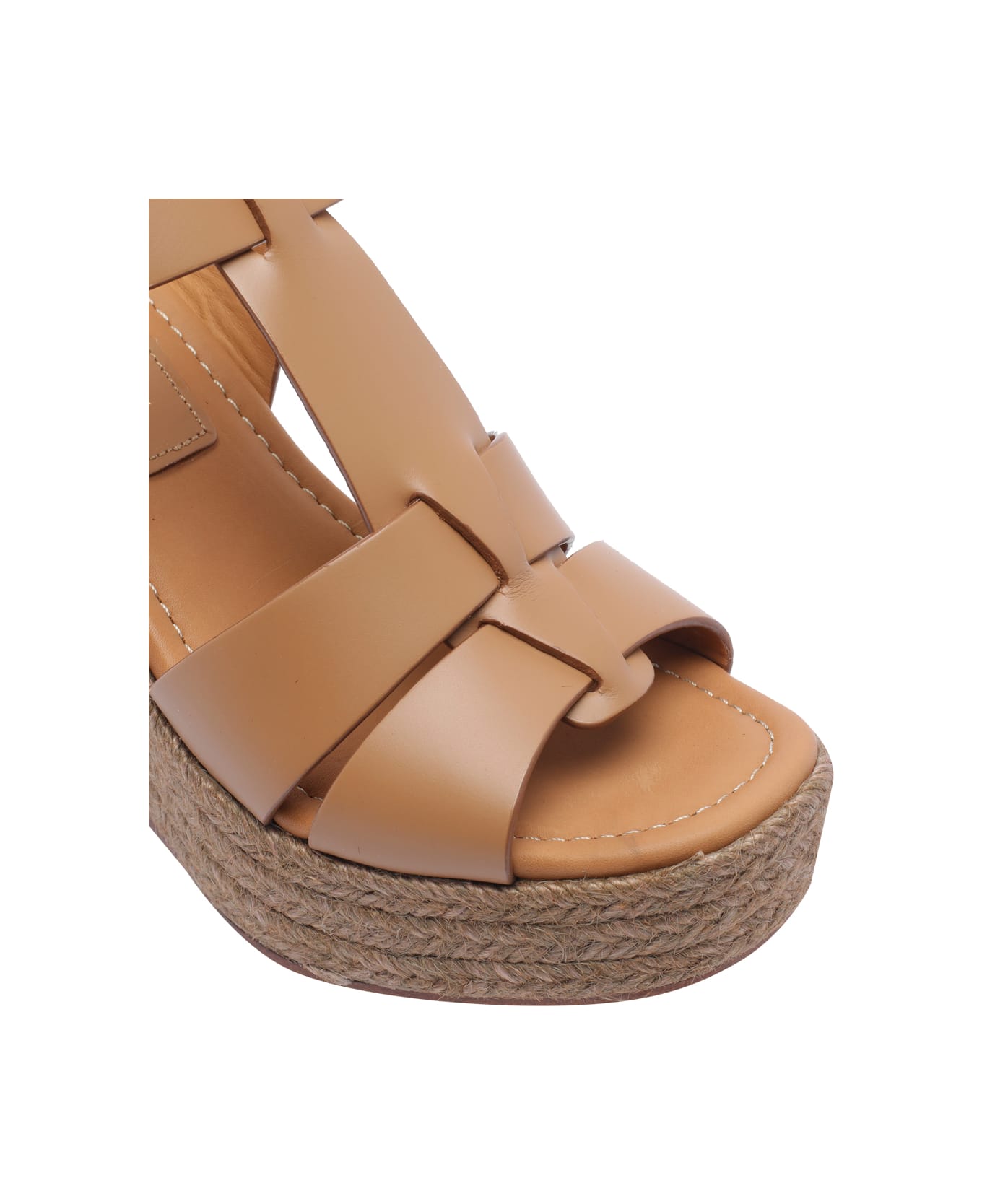 Paloma Barceló Alison Wedges - Beige