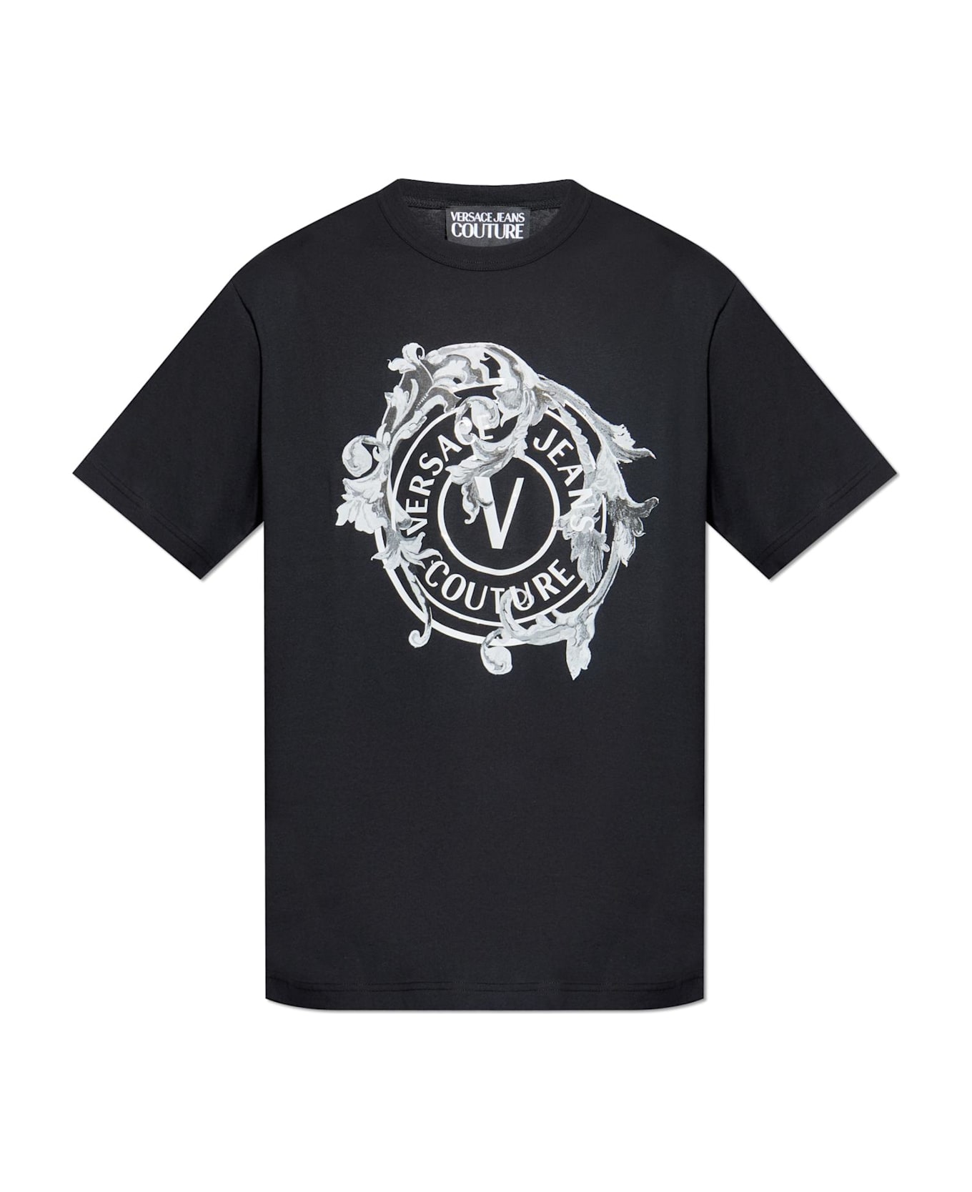 Versace Jeans Couture T-shirt With Print - black