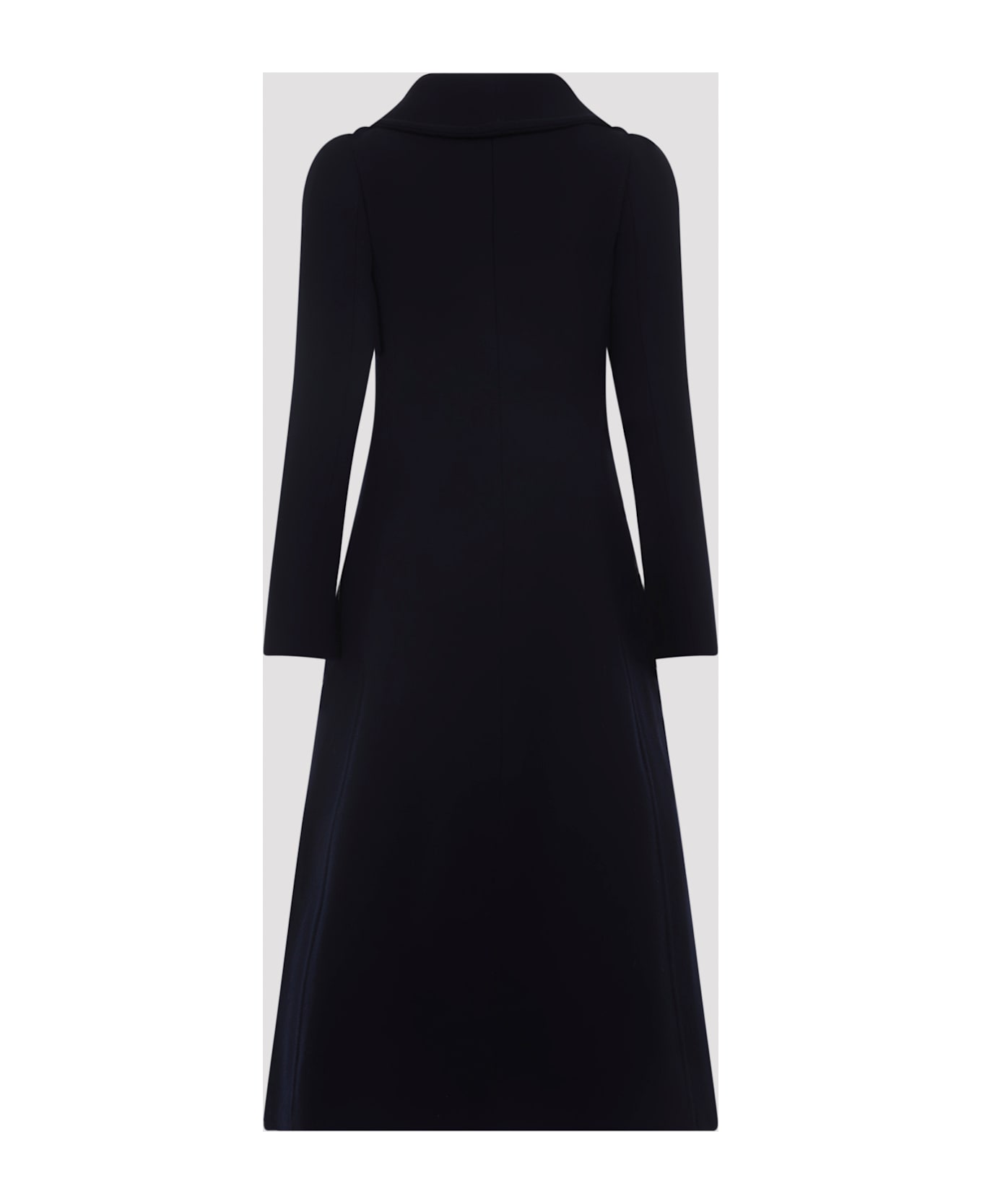 Alaia Alaïa Curved Coat - Marine コート