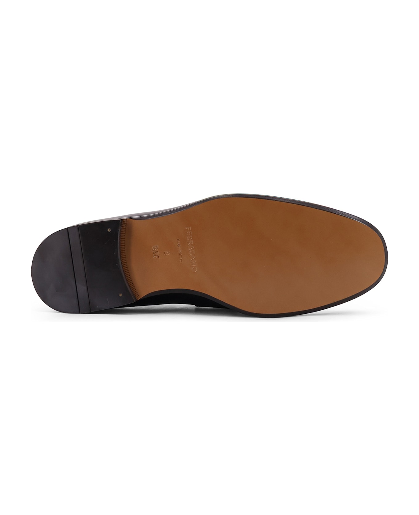 Ferragamo Florio Leather Loafers - Brown
