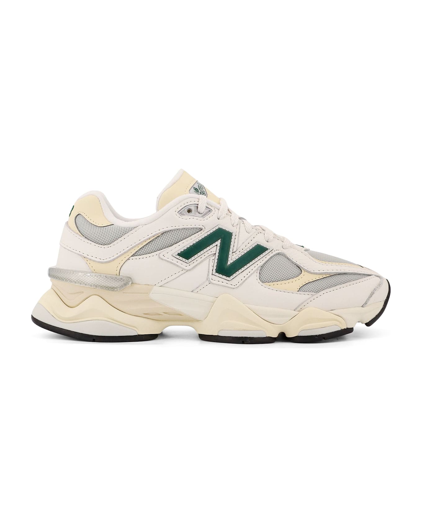 New Balance Mesh And Leather Sneakers - White