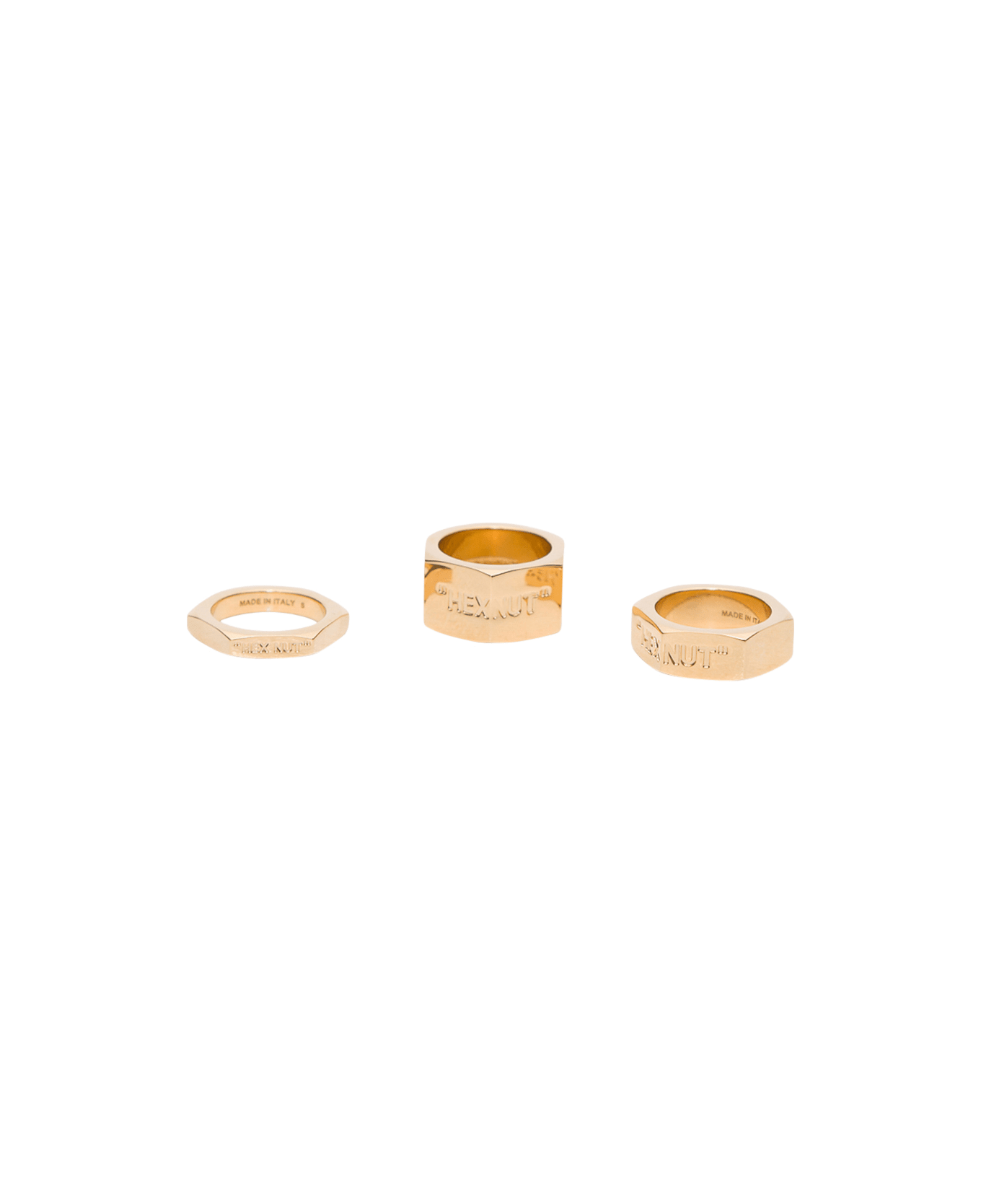 Off-White Bolt Ring - Oro リング