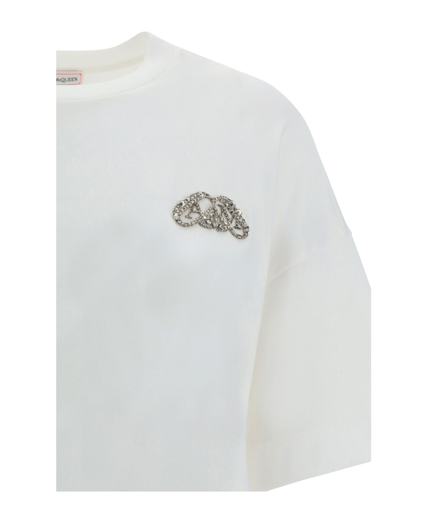 Alexander McQueen Cotton Oversize T-shirt - Optical White Tシャツ