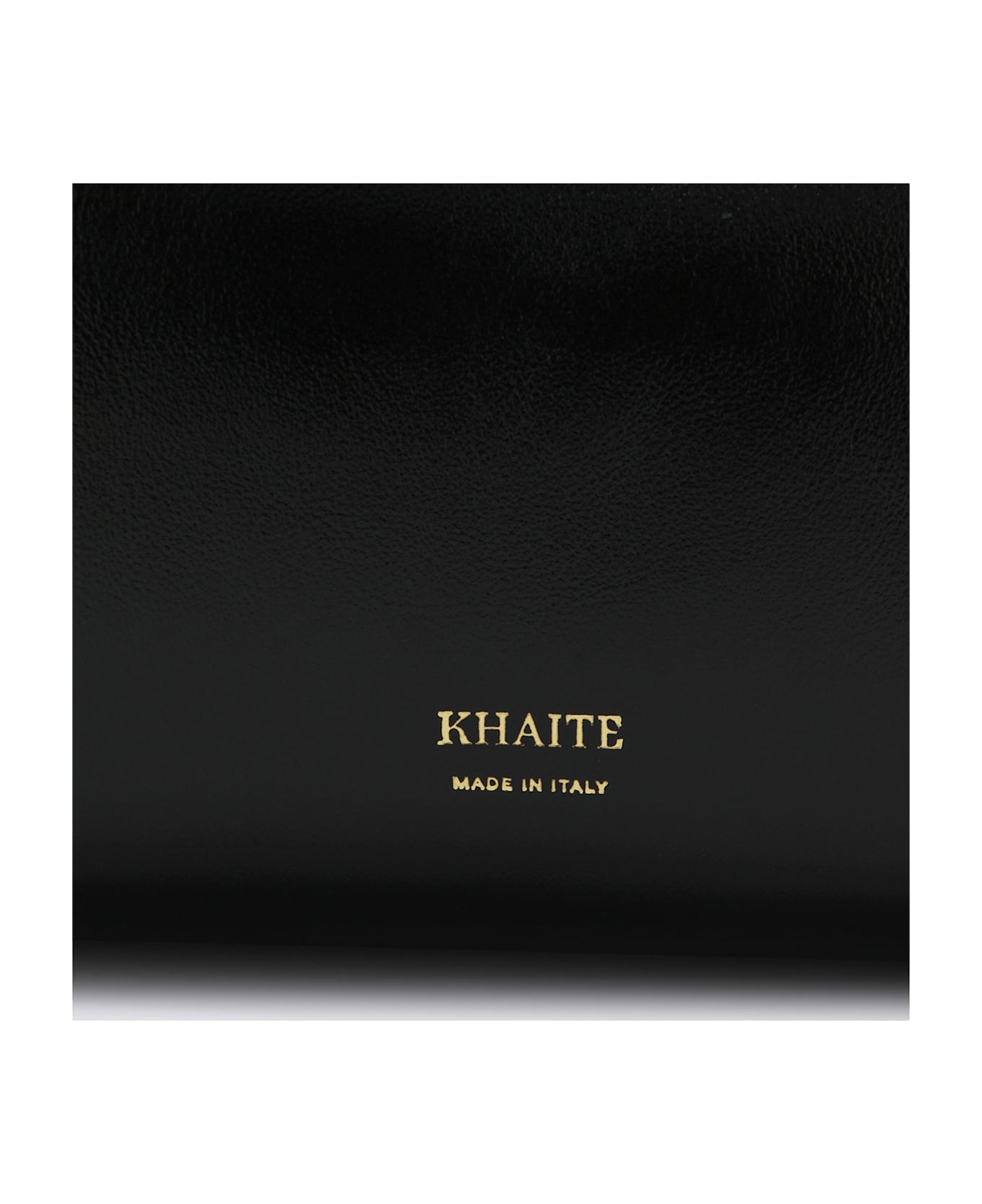 Khaite Black Leather Crossbody Bag - Black