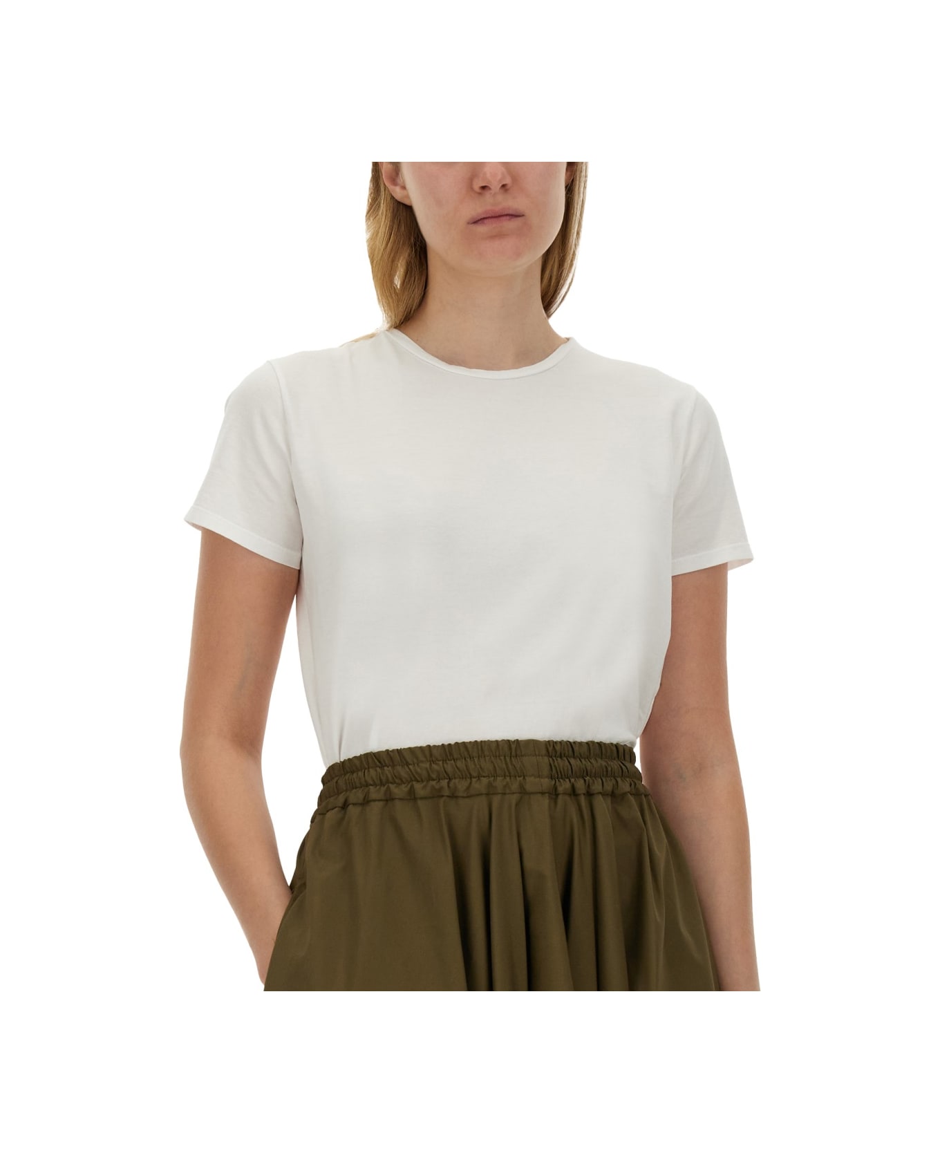 Aspesi Cotton T-shirt - WHITE