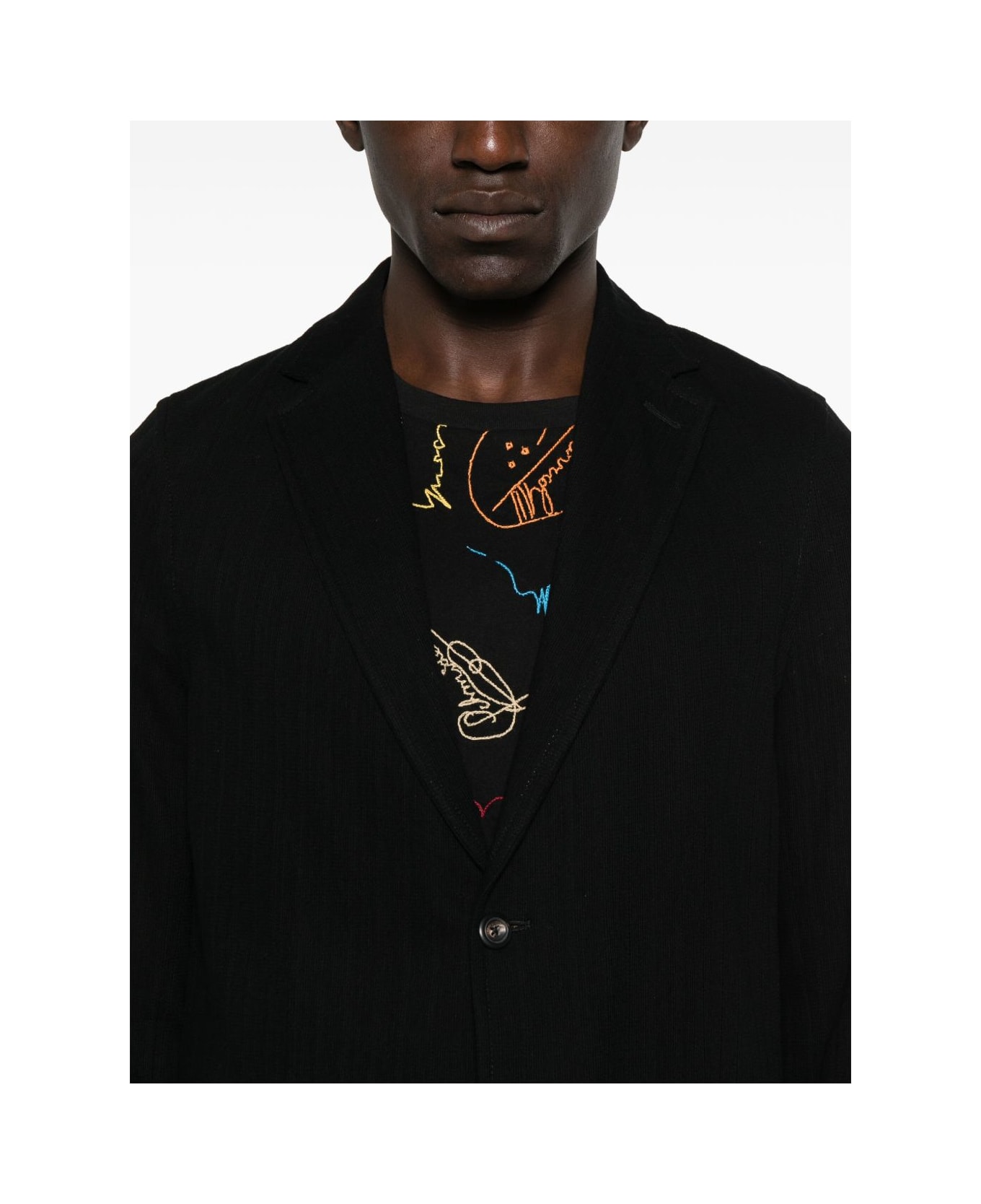 Circolo 1901 Cotton Single-breasted Jacket - Black