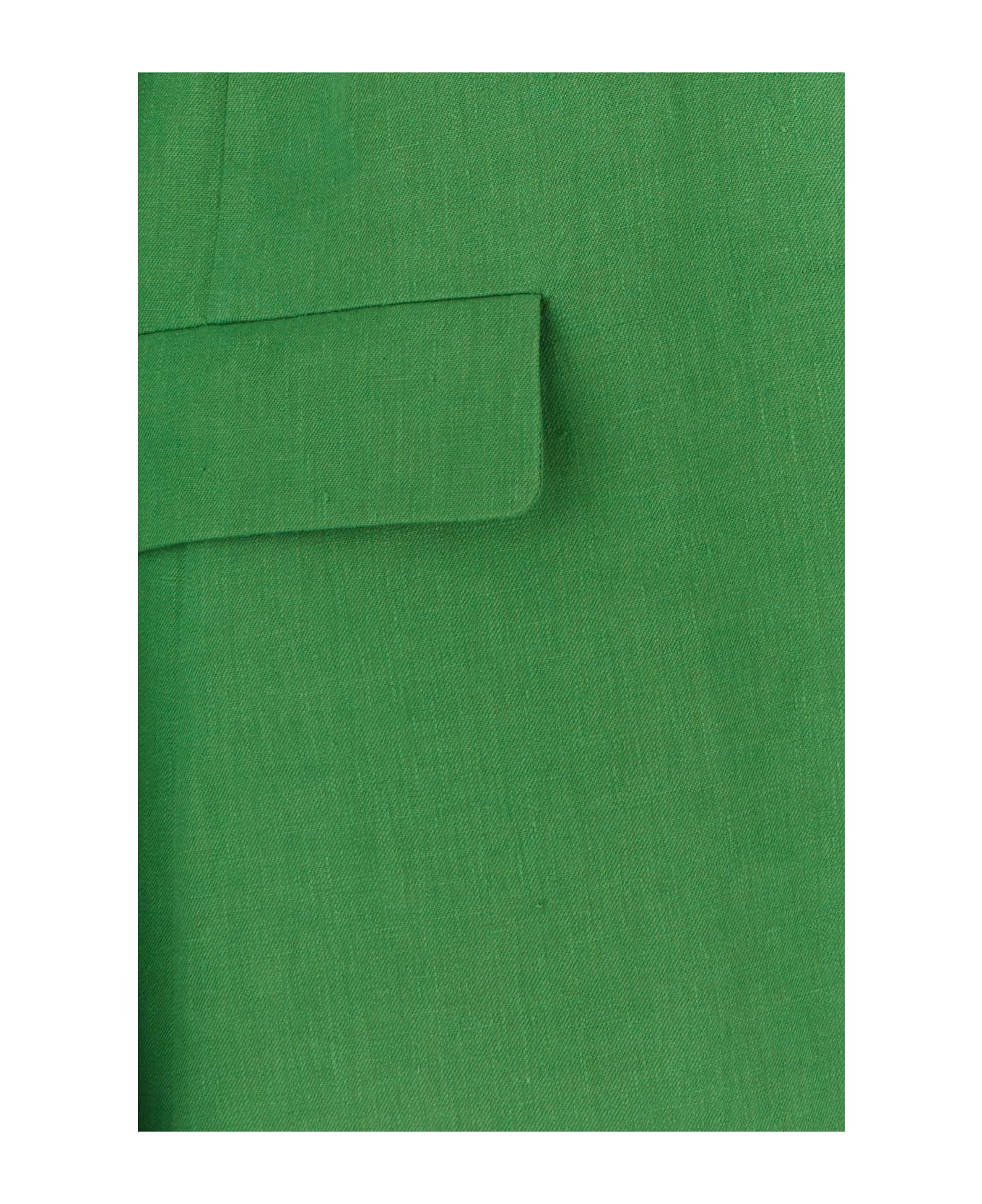 'S Max Mara Grass Green Linen Sofia Blazer - Green ブレザー