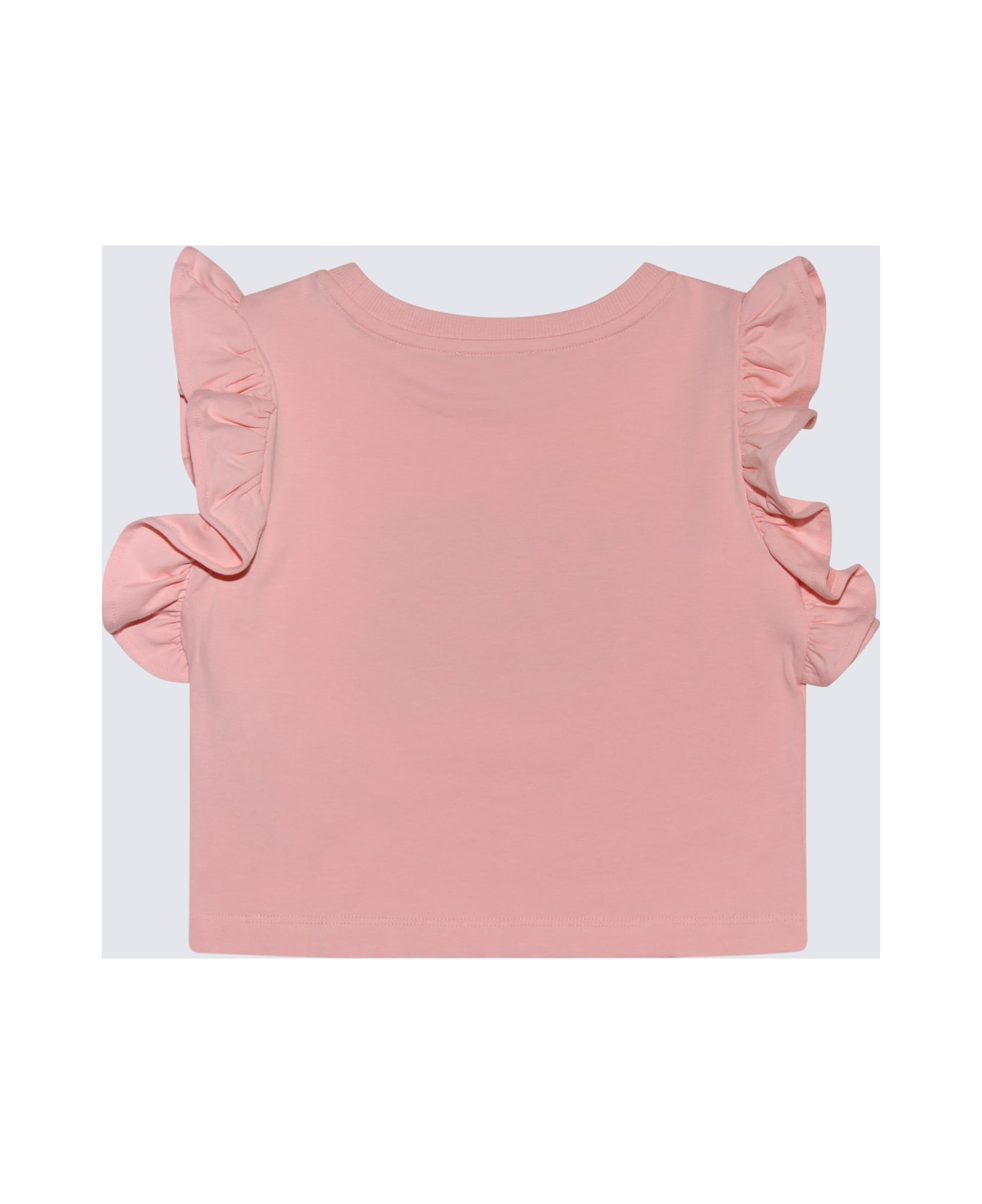 Moschino Pink Multicolour Cotton Blend T-shirt - Rosa