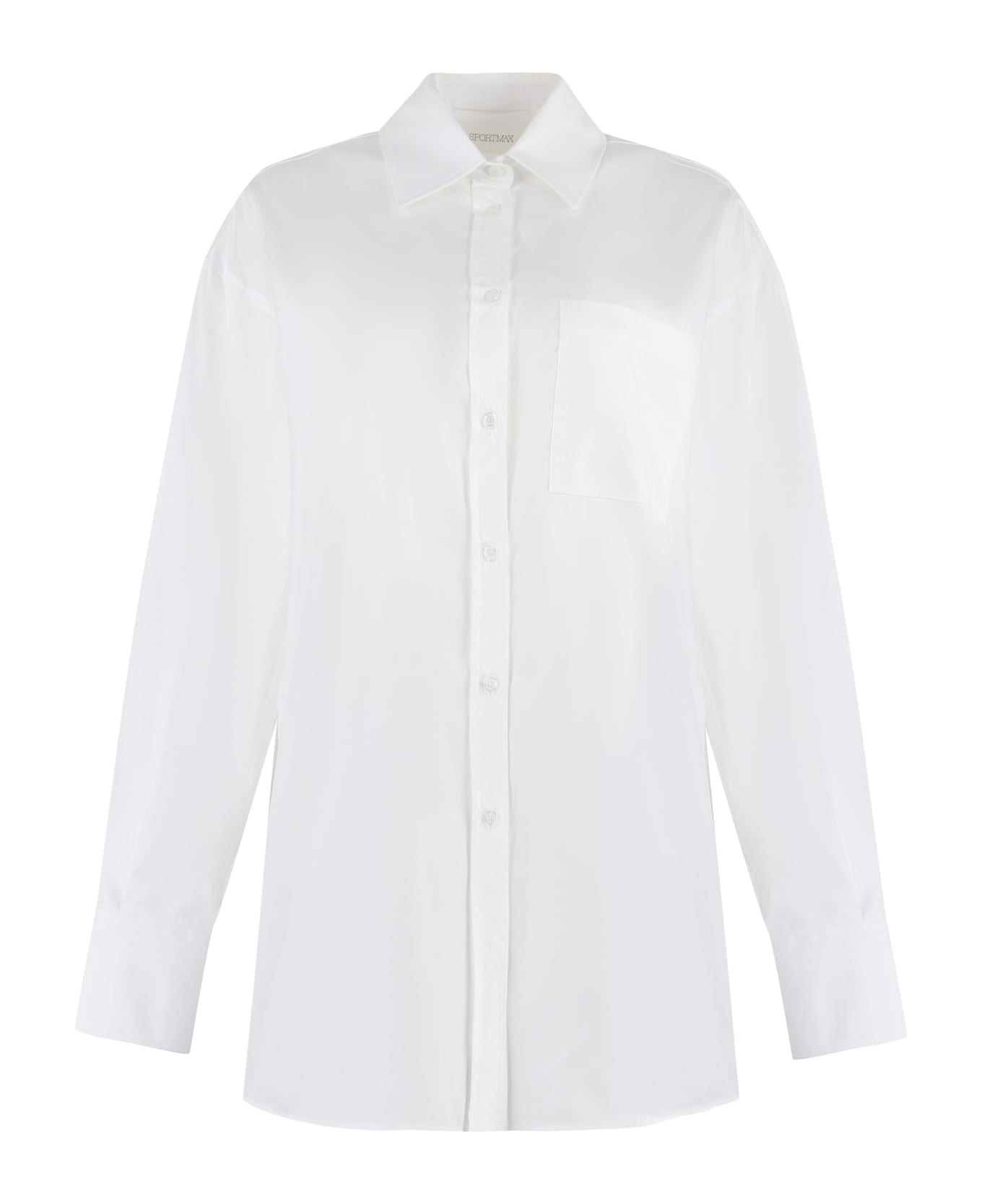 SportMax Rostov Oxford Shirt In Cotton - White