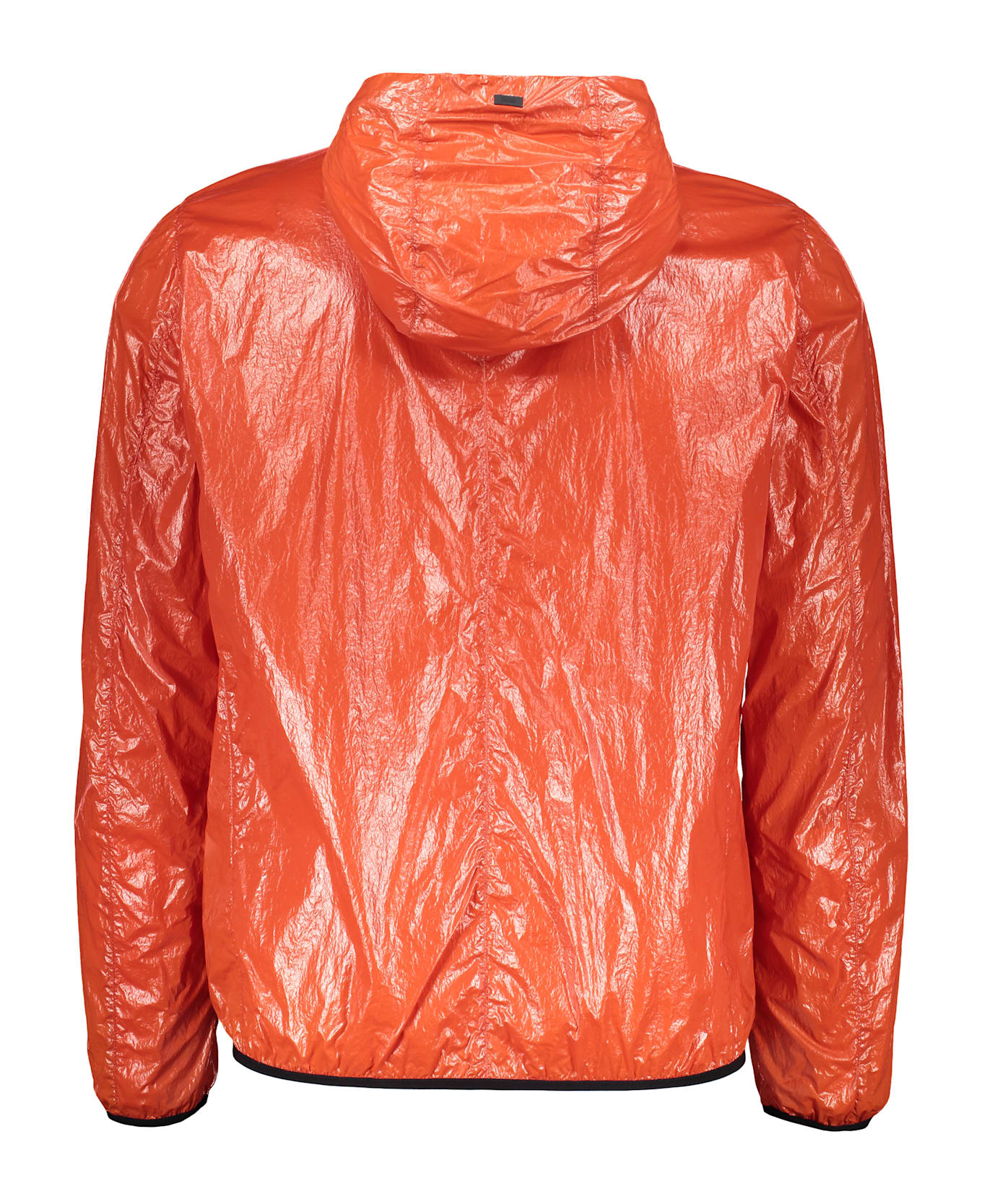 Herno Technical Fabric Hooded Jacket - Orange