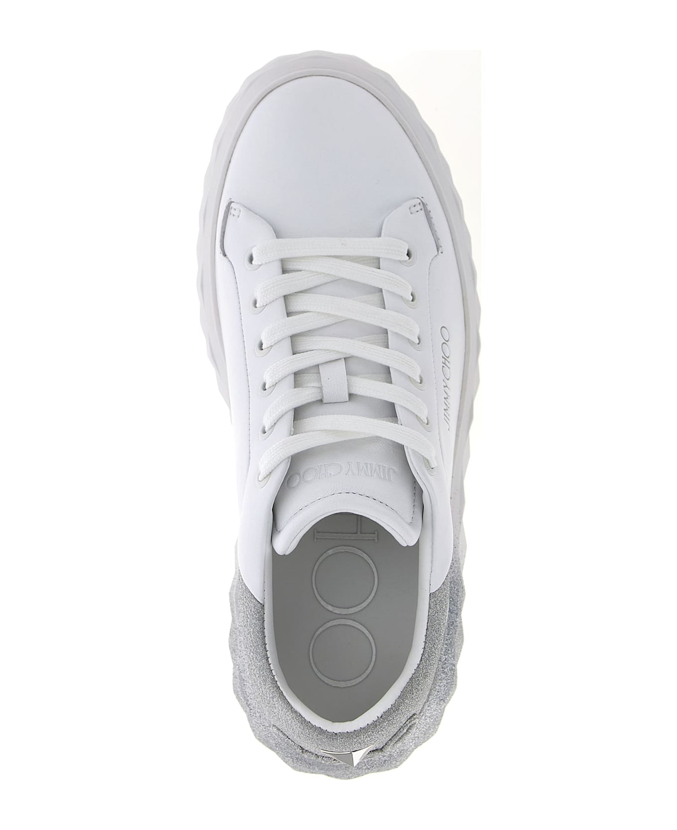 Jimmy Choo 'diamond Maxi F Ii' Sneakers - Silver