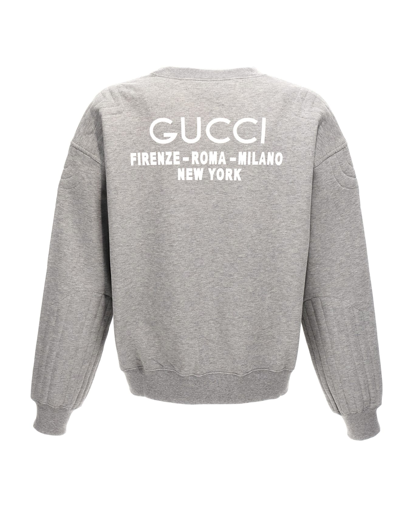 Gucci Logo Print Sweatshirt - Gray