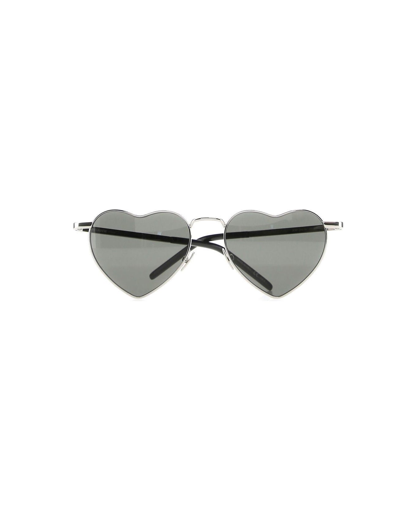 Saint Laurent Silver New Wave Sl 301 Loulou Sunglasses - BLACK サングラス