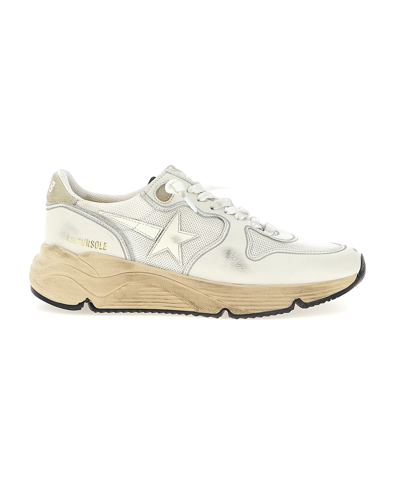 Golden Goose 'running Sole' Sneakers - White