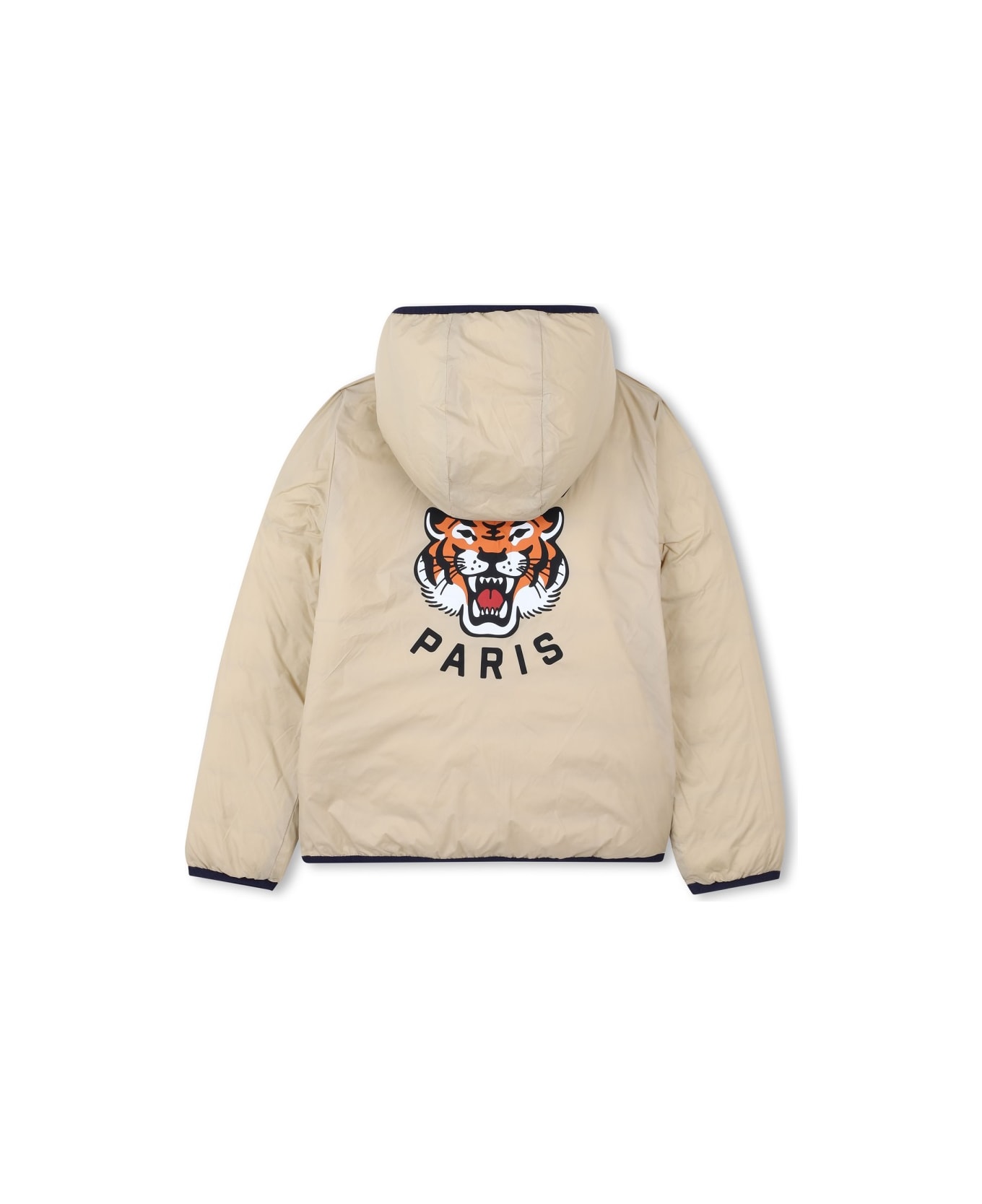 Kenzo Reversible Down Jacket - BEIGE