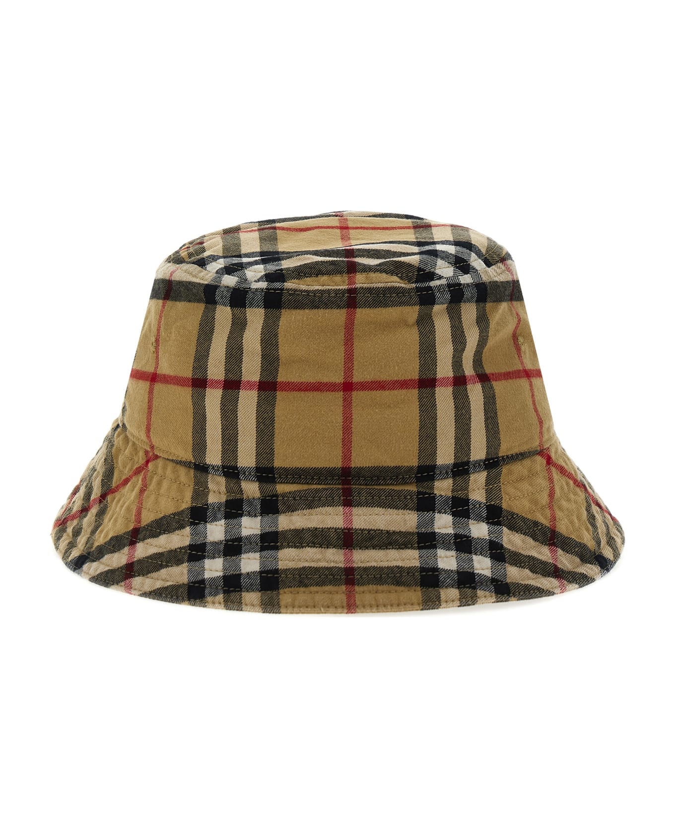Burberry Bucket Hat Check - Beige