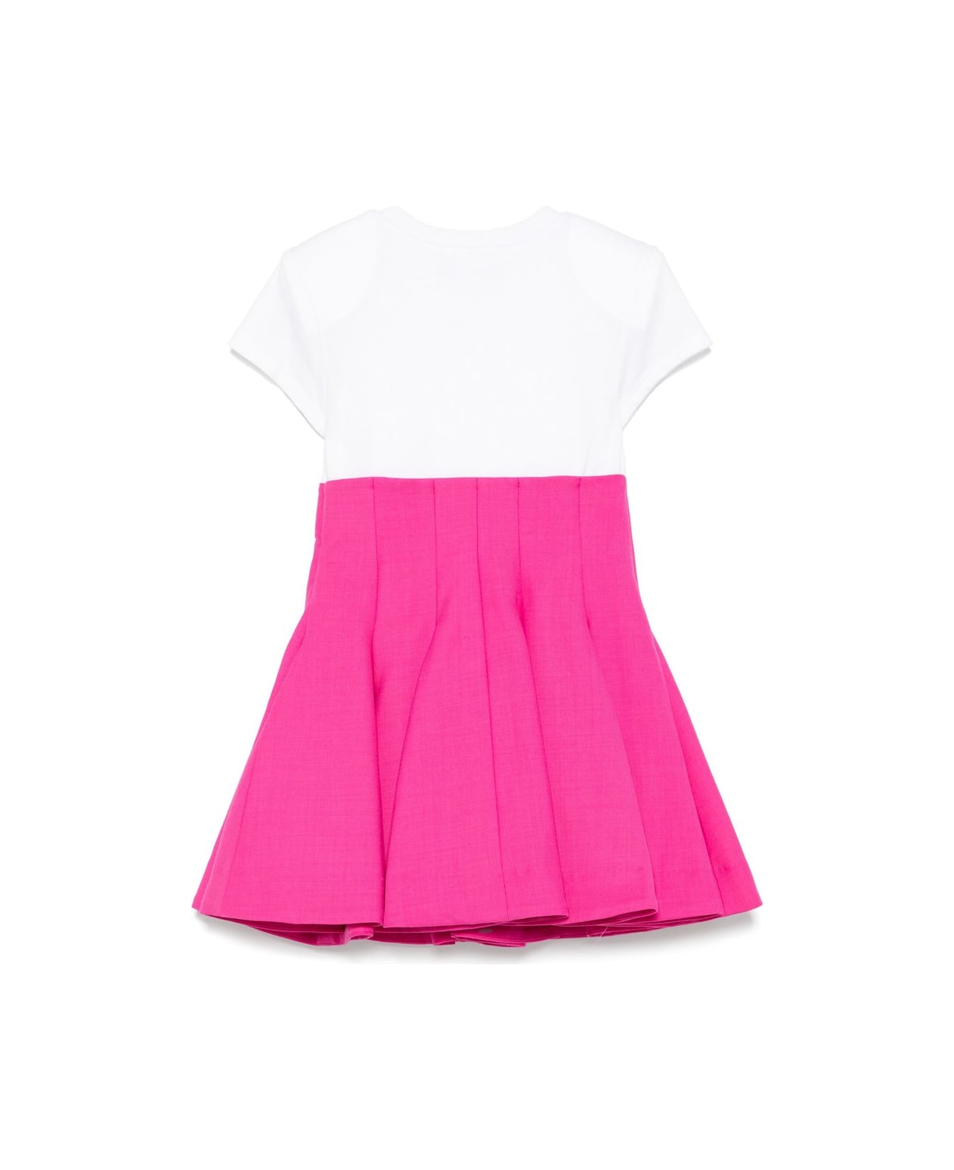 Balmain Abito Con Logo - Fucsia