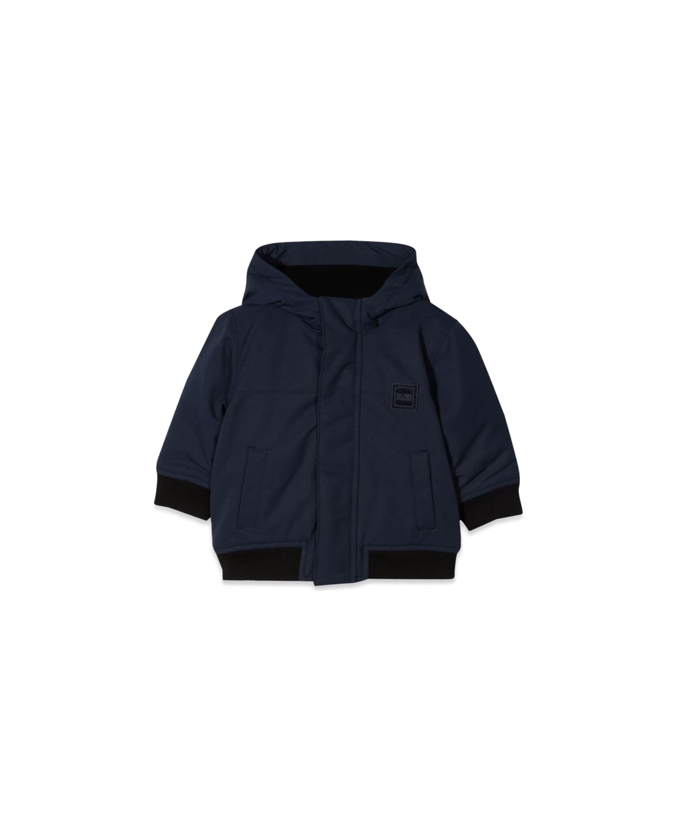 Hugo Boss Parka Con Cappuccio - BLUE