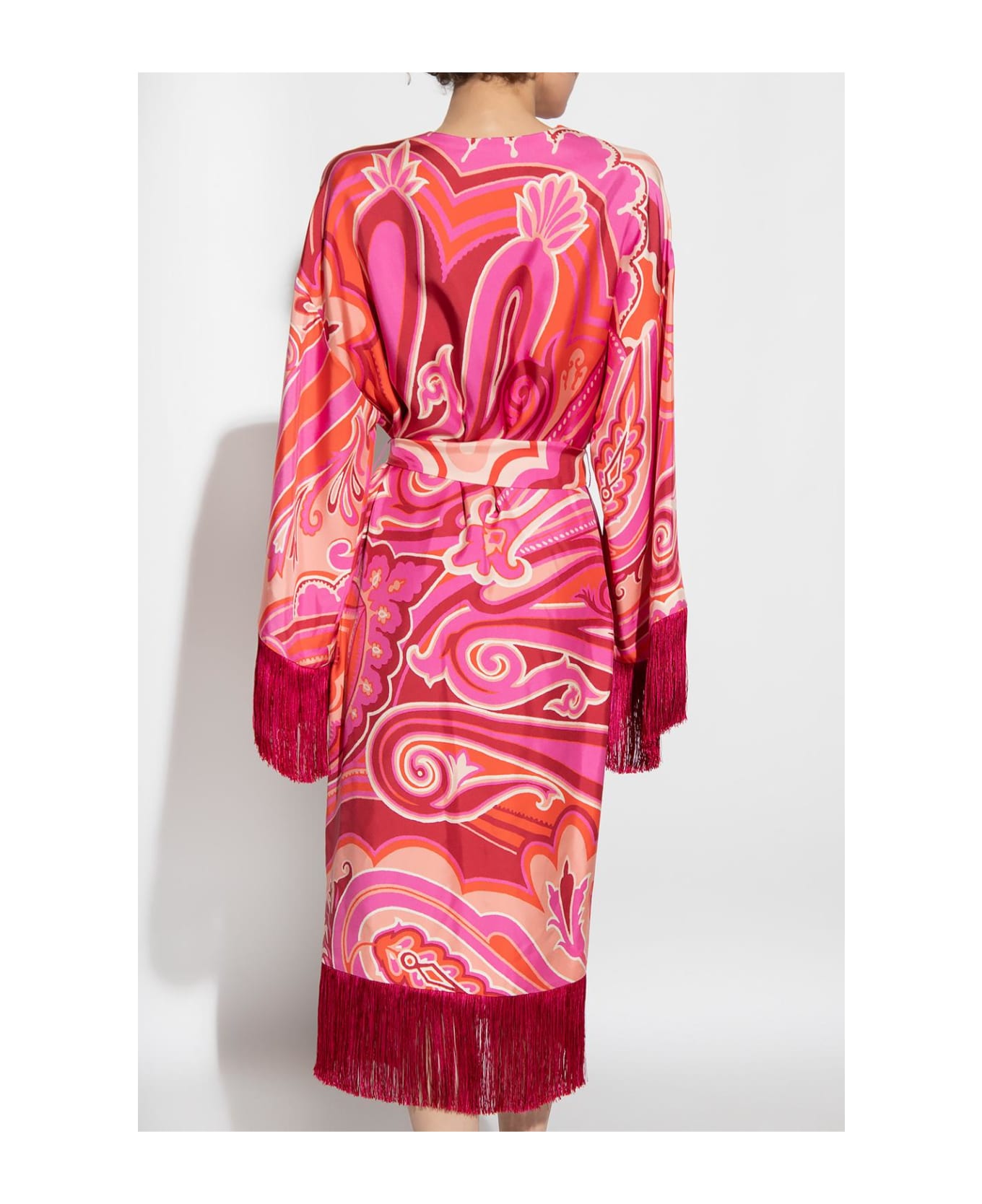 Etro Silk Kimono - Fuchsia ワンピース＆ドレス