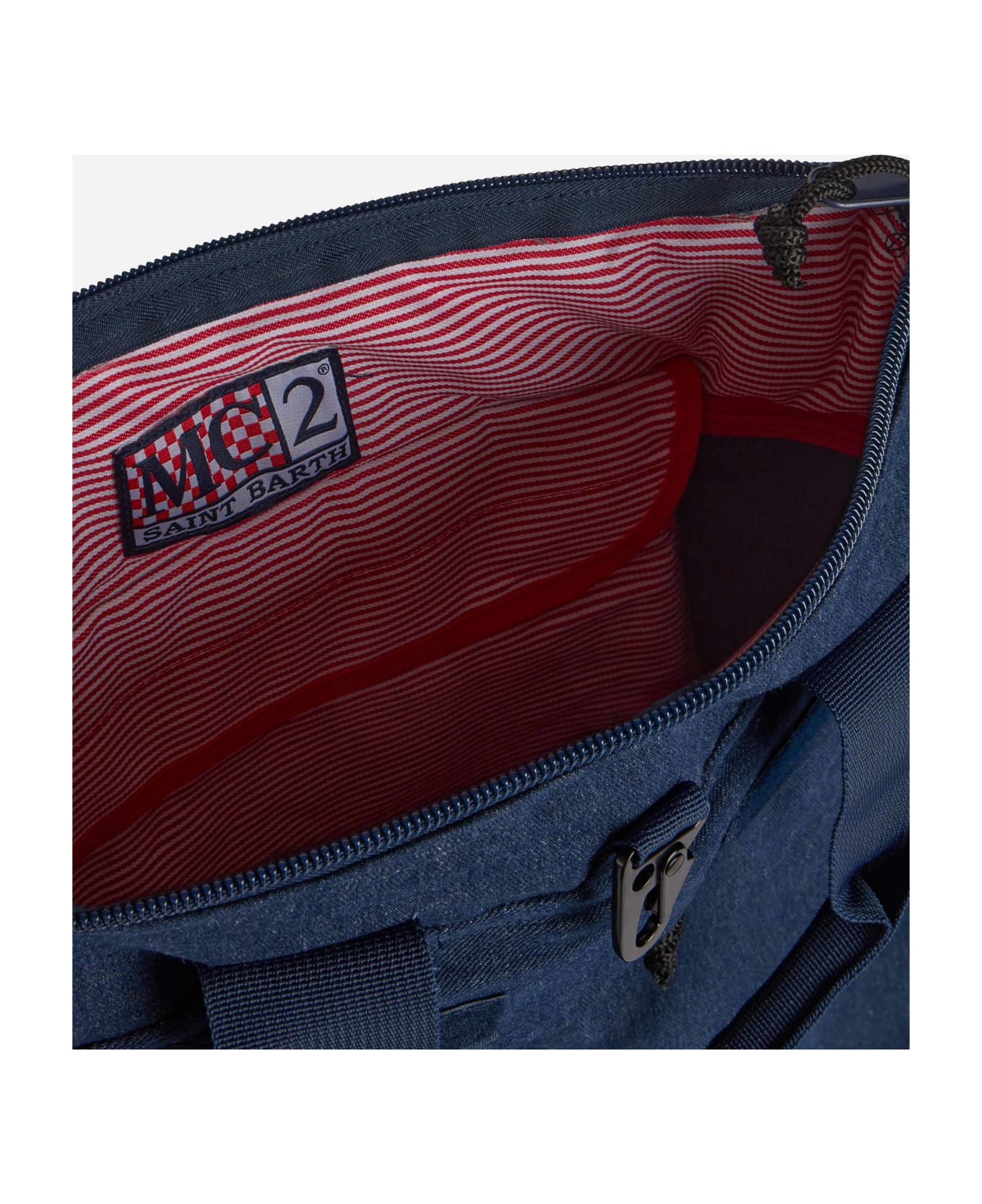 MC2 Saint Barth Denim Canvas Backpack Helmut