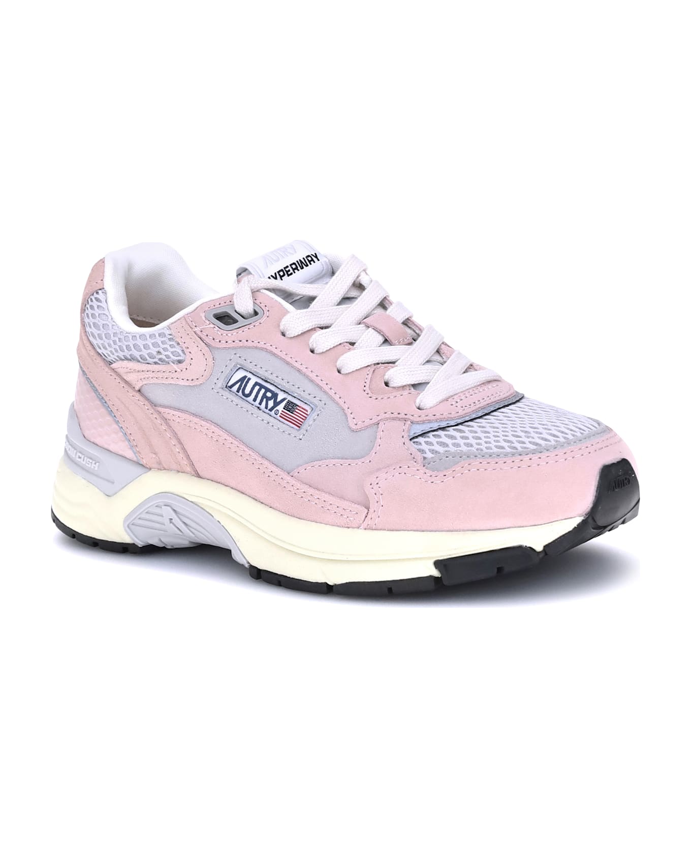 Autry Hyperway Low Sneakers - Suebic Mesh Pow Silv