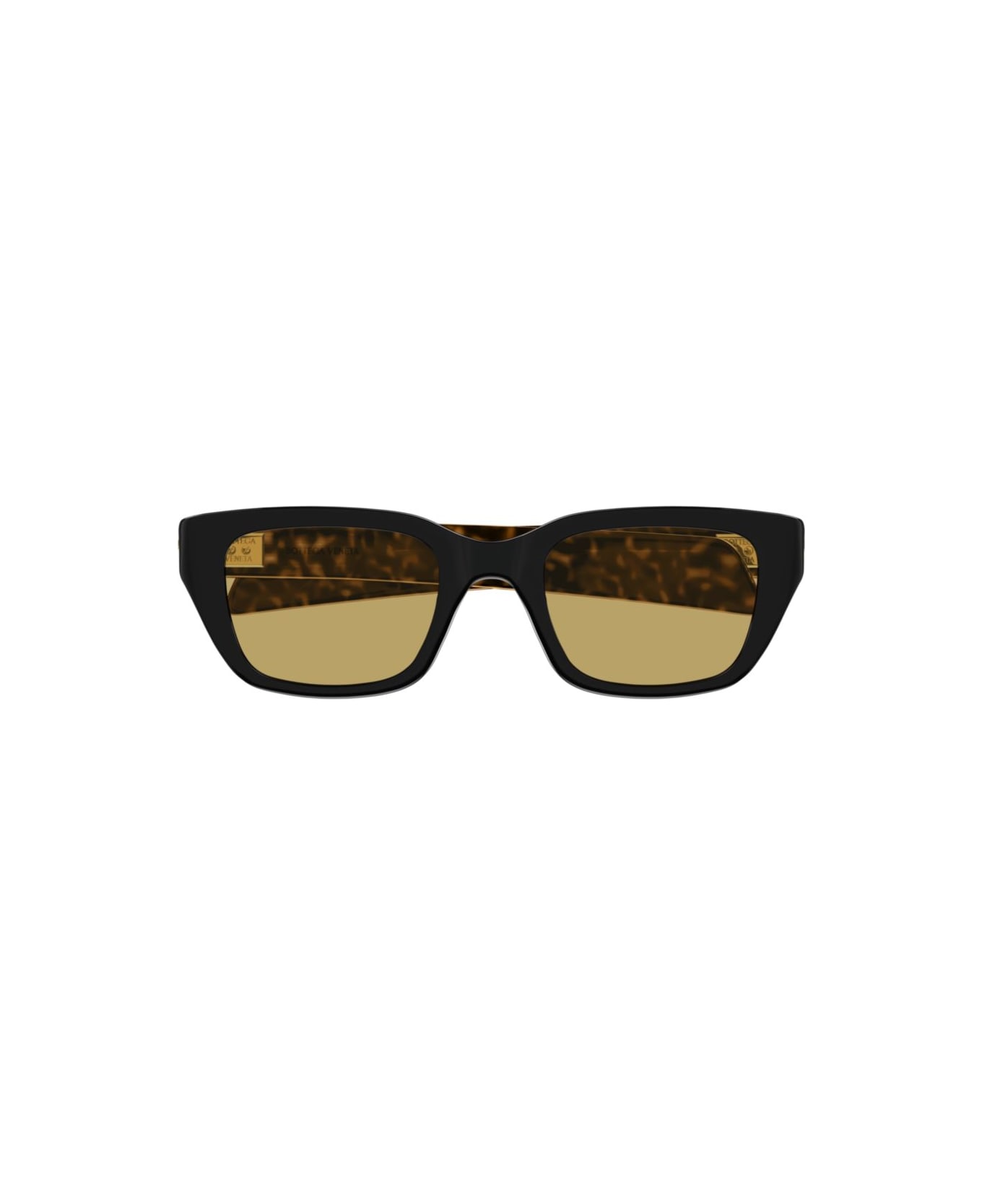 Bottega Veneta Eyewear Bv1393s-009black-black-green - BLACK-BLACK-GREEN