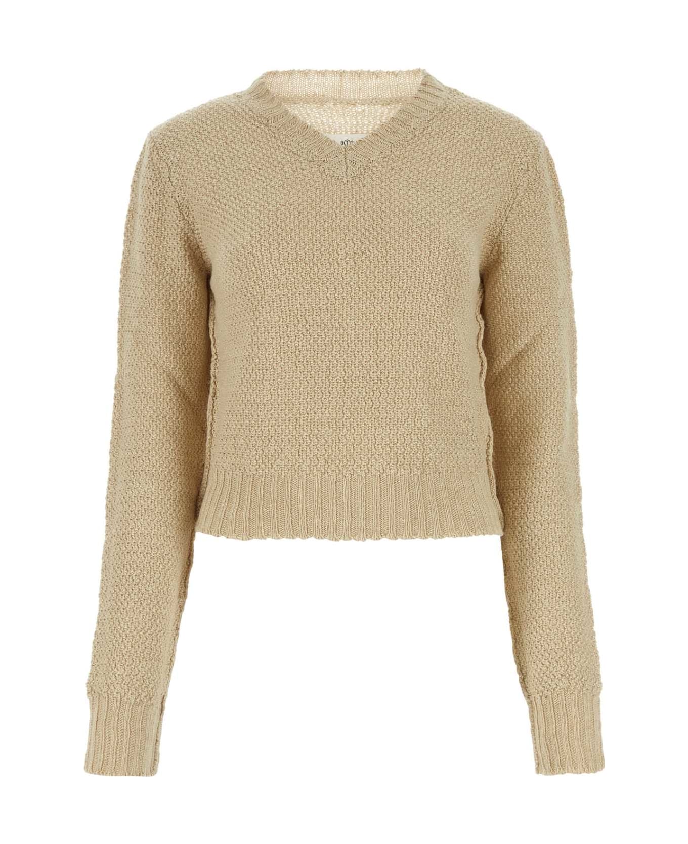 Maison Margiela Beige Hemp Sweater - 113