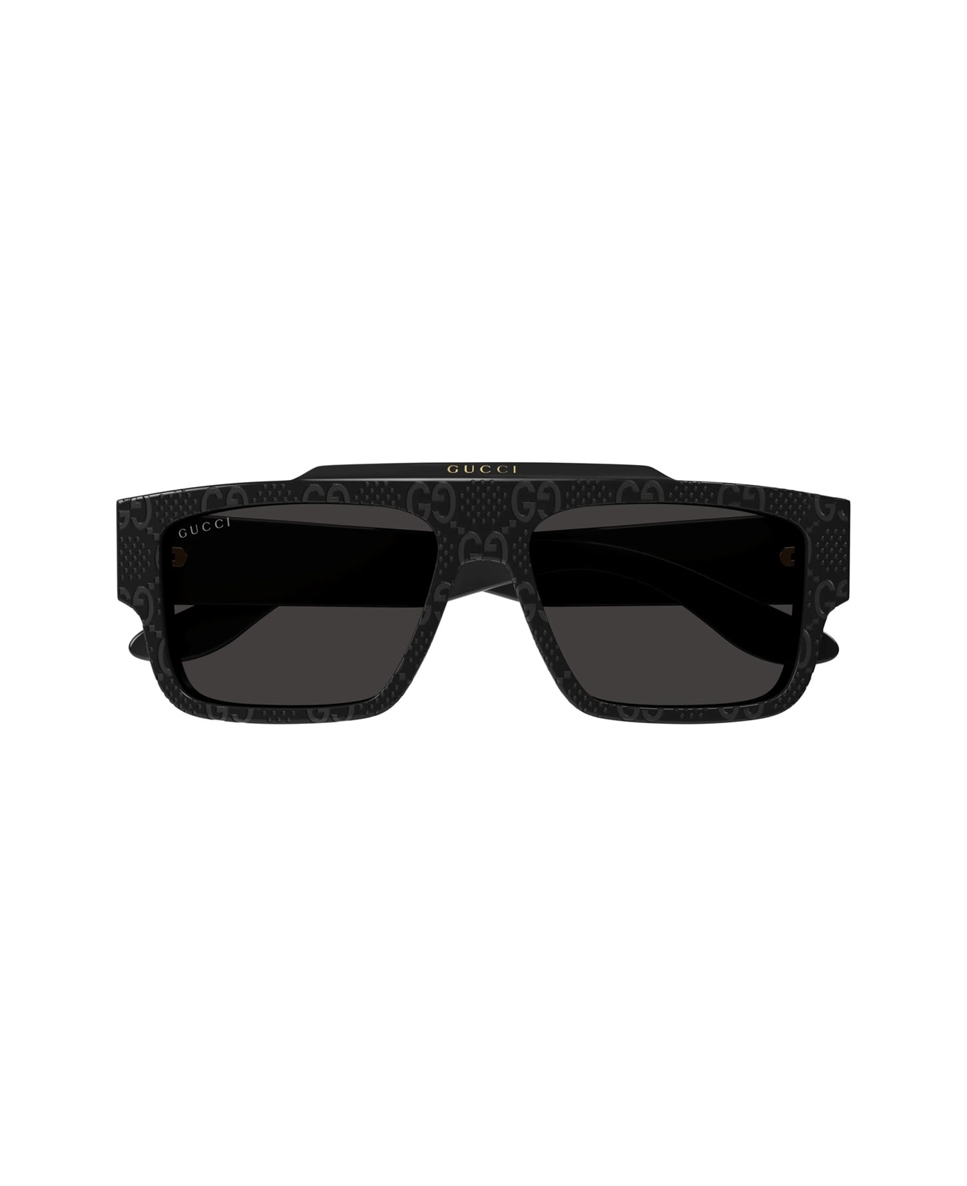 Gucci Eyewear Gg1460s Linea Lettering Sunglasses - Nero