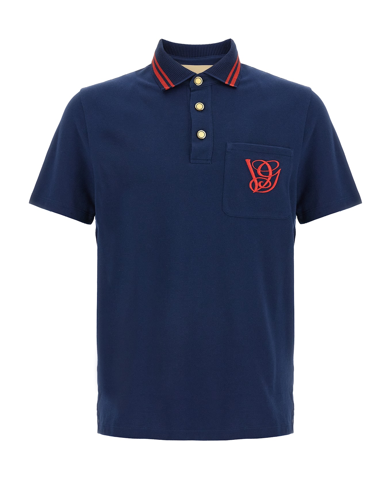 Valentino Garavani Polo Valentino Garavani Embroidery 
vg
 - Blue