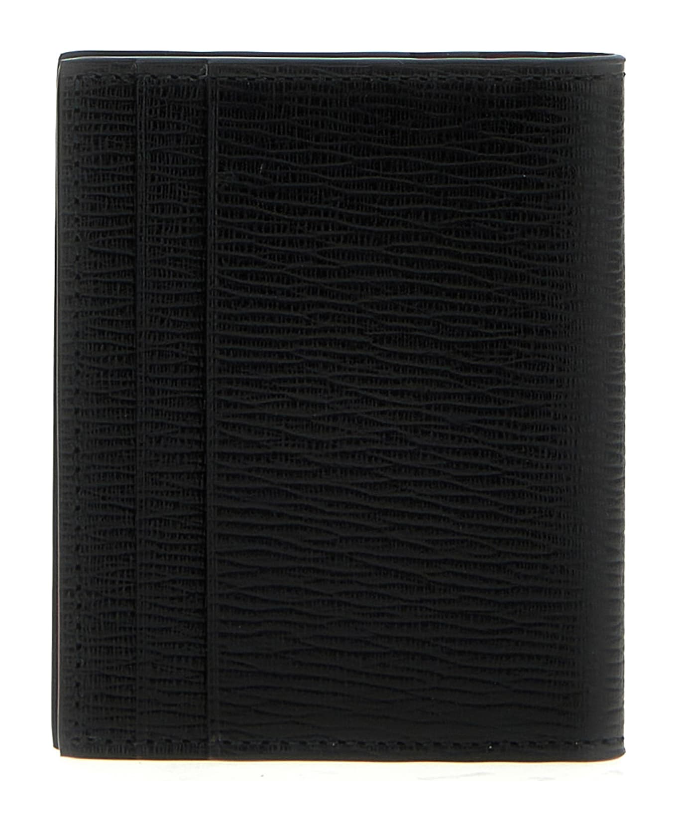 Ferragamo 'gancini' Card Holder - Black   財布