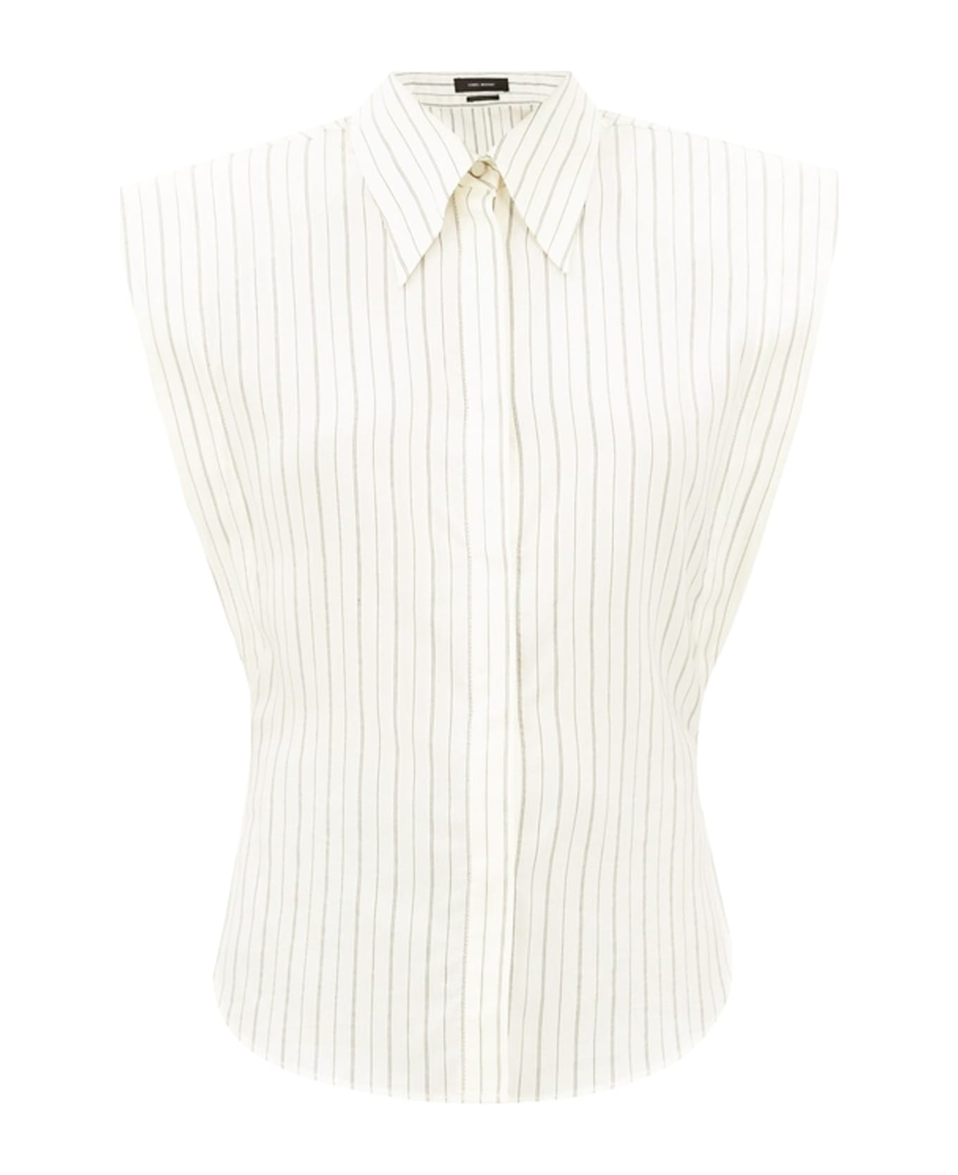 Marant Étoile Isabel Marant Etoil Enza Silk Shirt - White シャツ