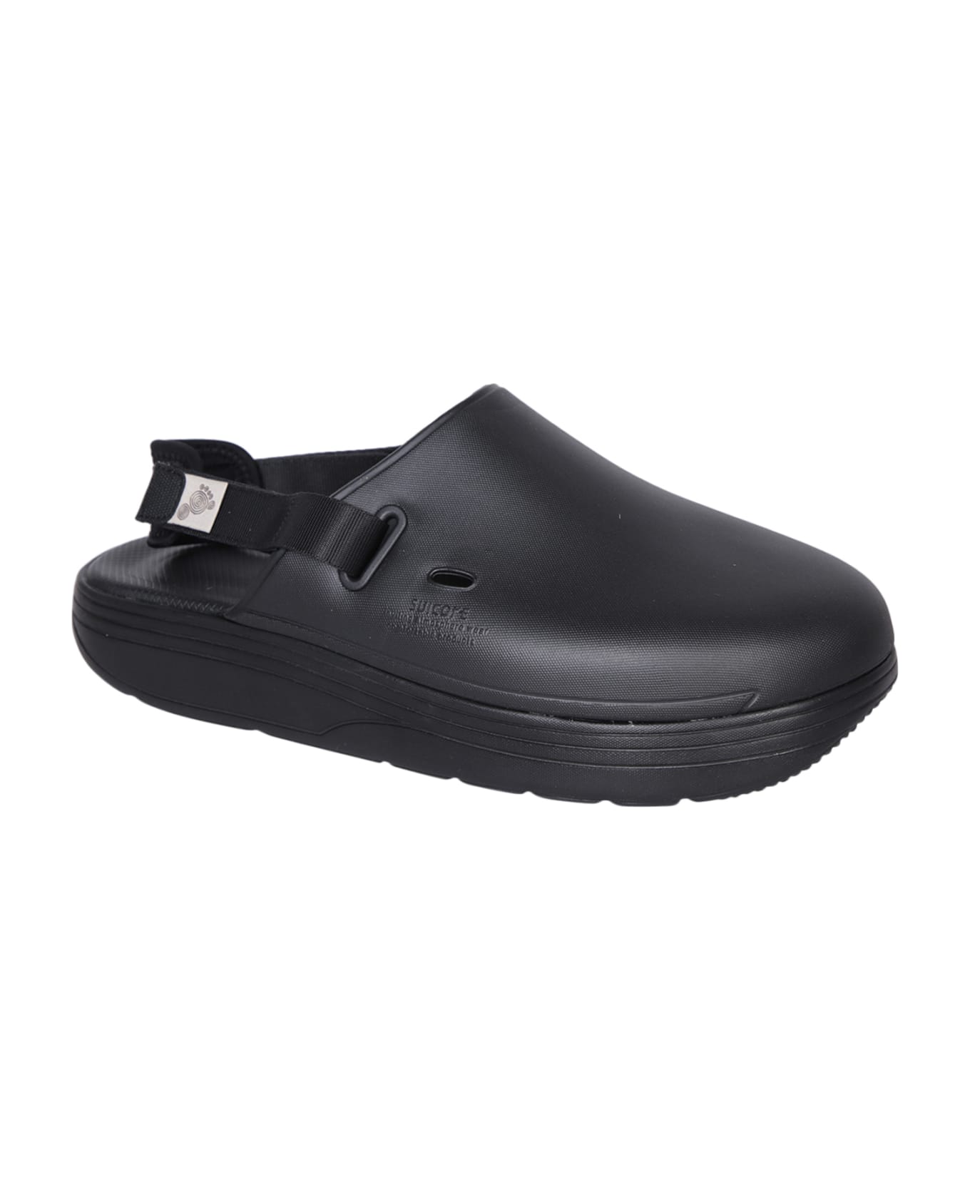 SUICOKE Cappo Black Sandals - Black