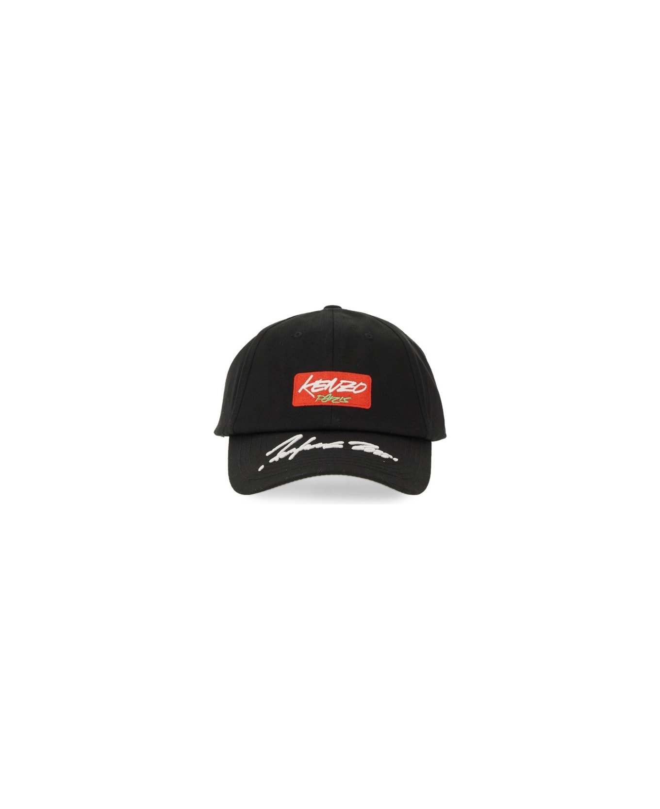 Kenzo Baseball Hat With Logo - BLACK 帽子
