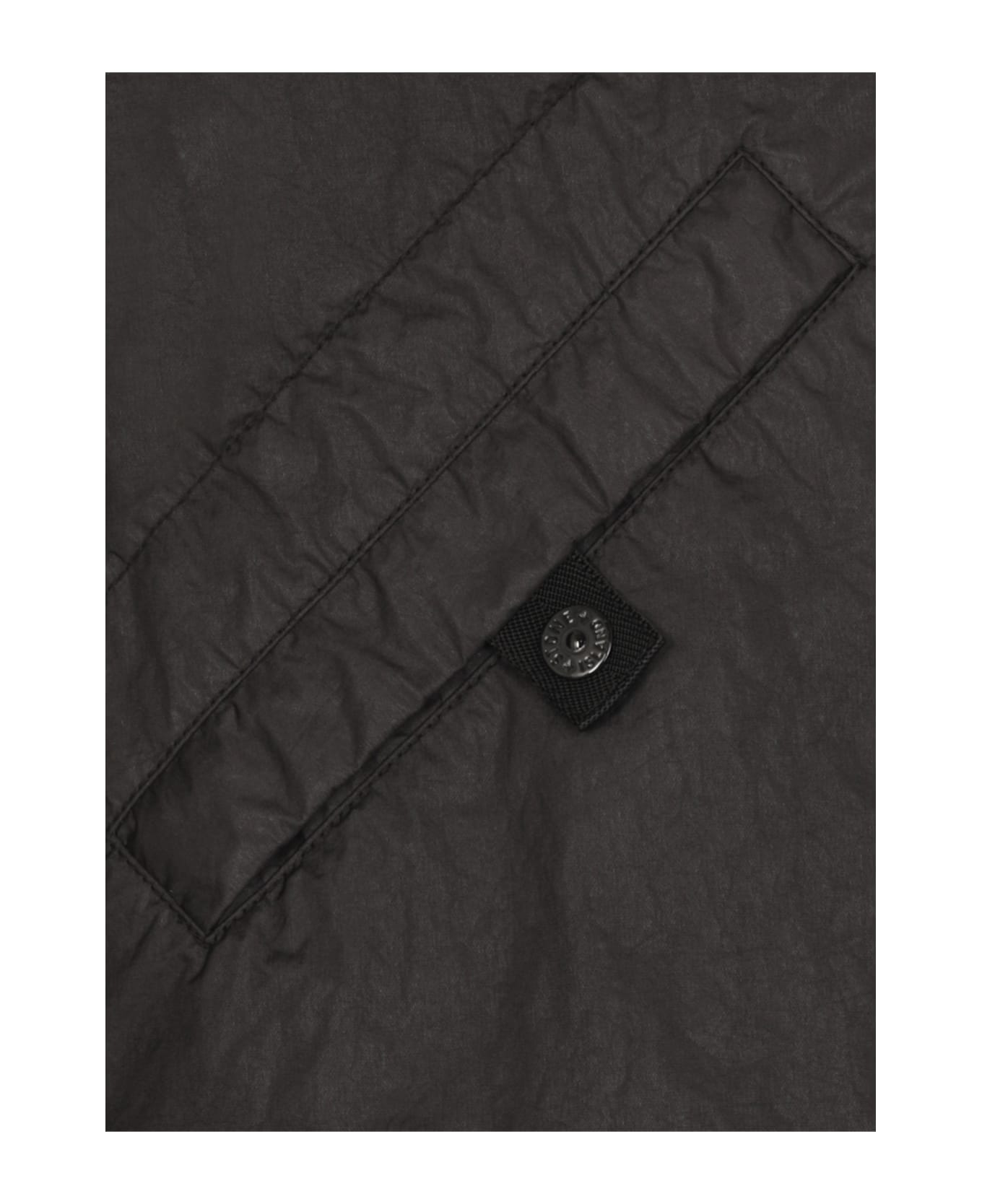 Stone Island Membrana 3l Tc Bomber Jacket - Black