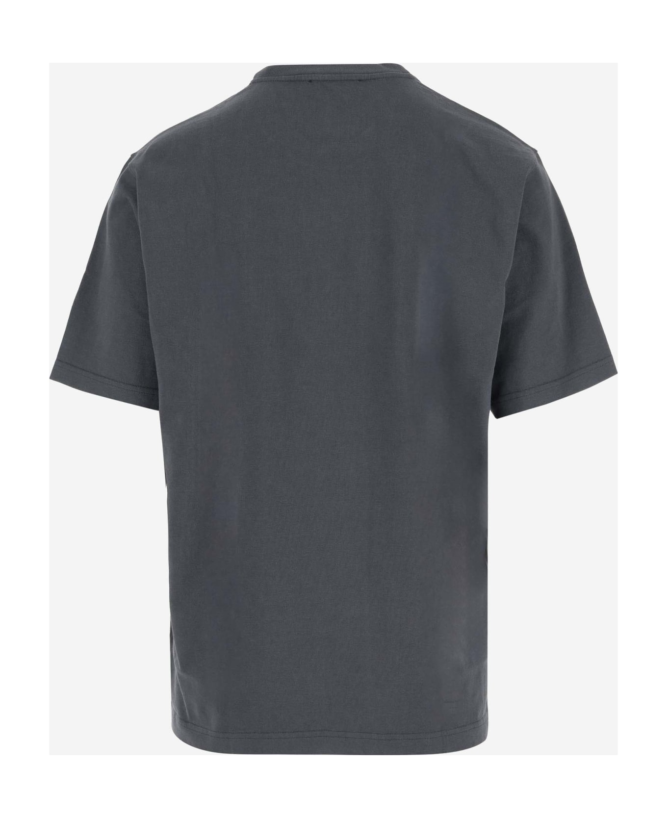 Dolce & Gabbana Cotton T-shirt With Logo - Grey