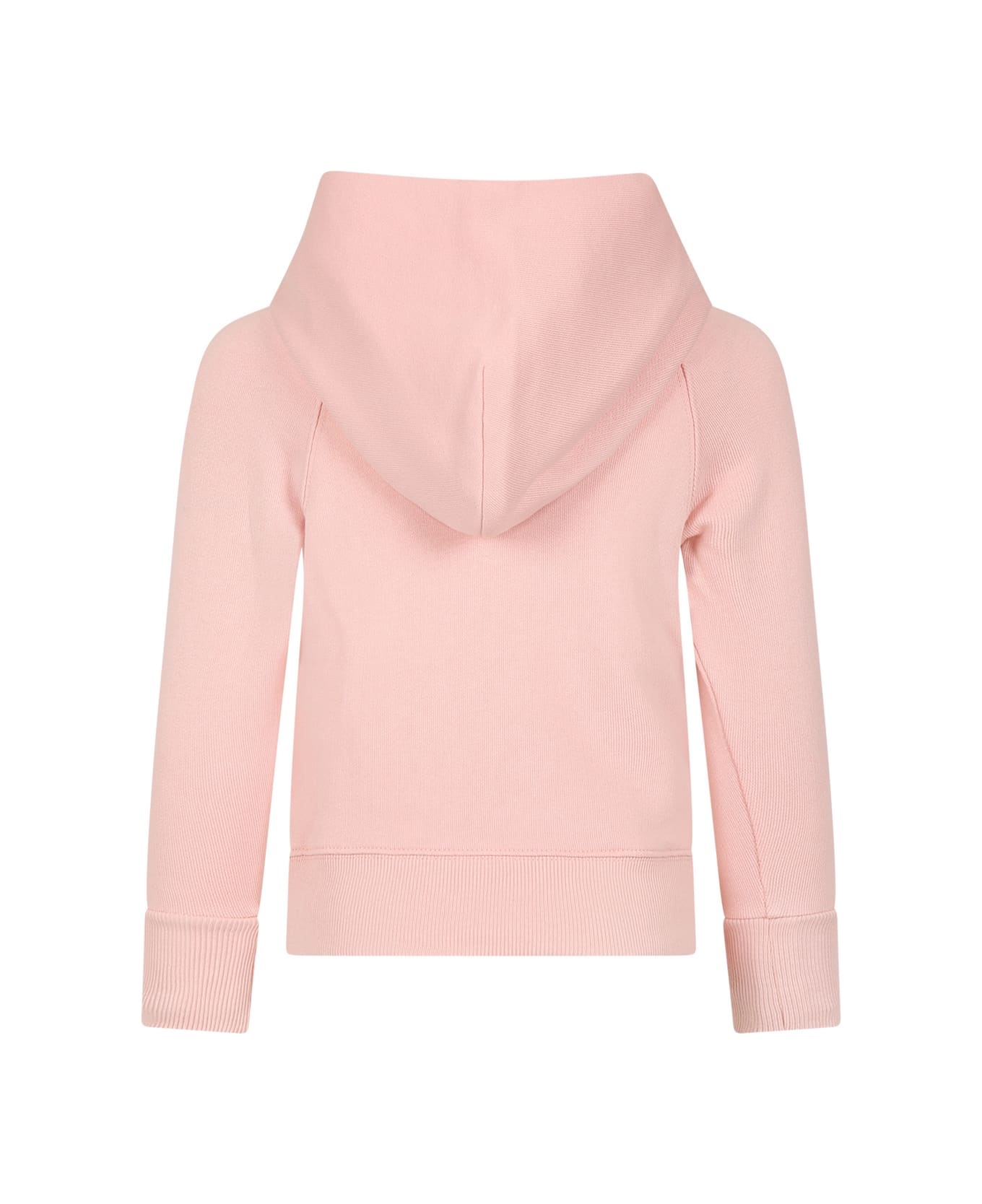Gucci Pink Sweatshirt For Girl With Double G - Pink