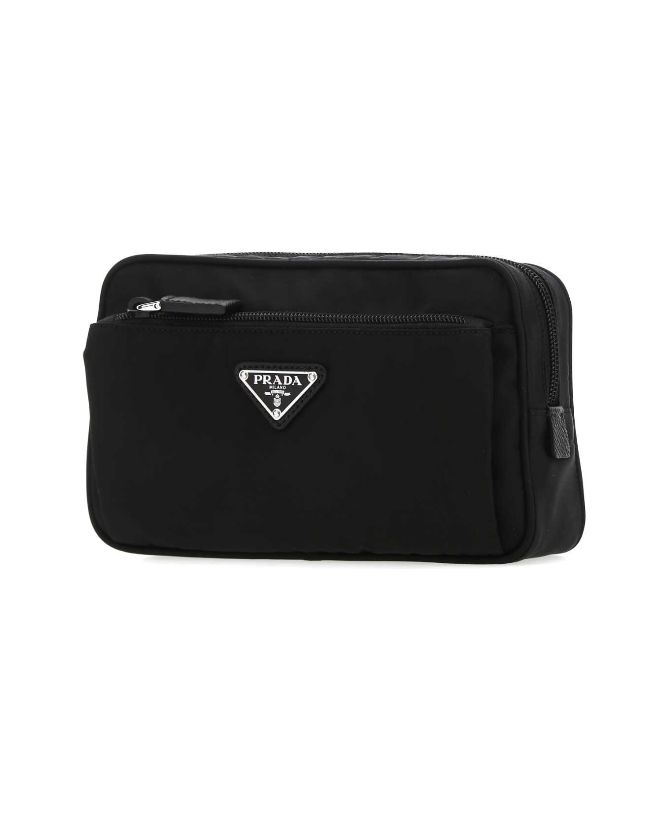 Prada Black Re-nylon Belt Bag - NERO