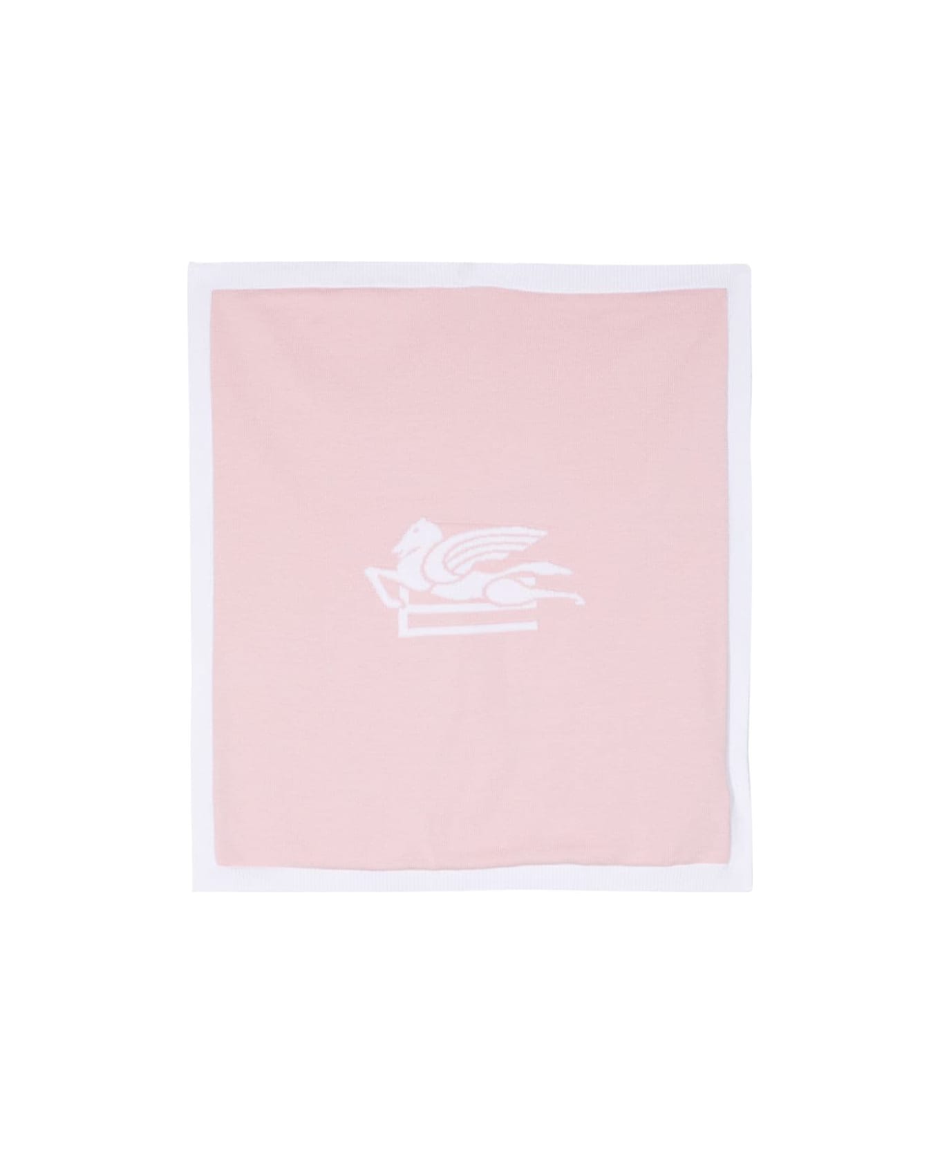 Etro Coperta Con Logo - Pink