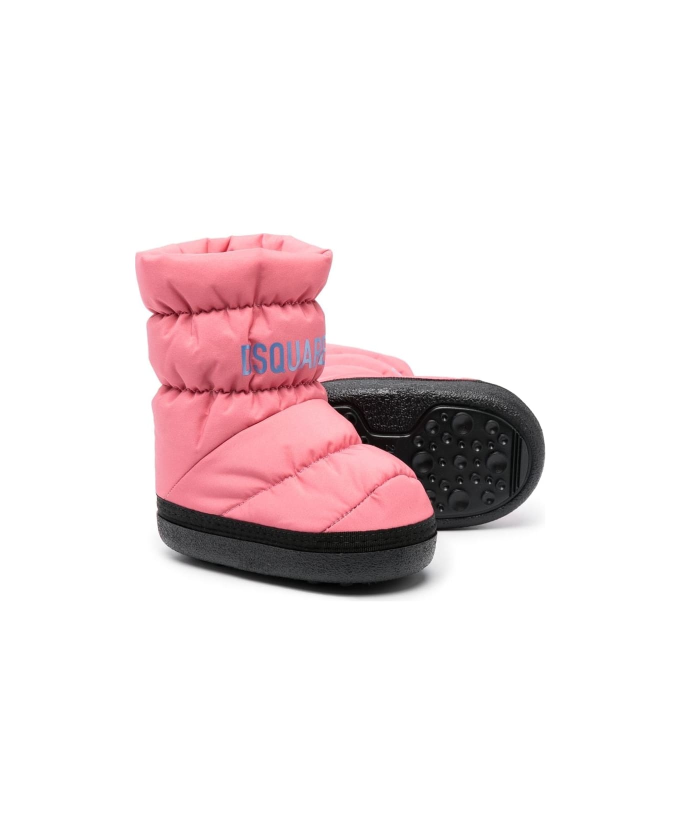 Dsquared2 Snow Boots With Print - Pink
