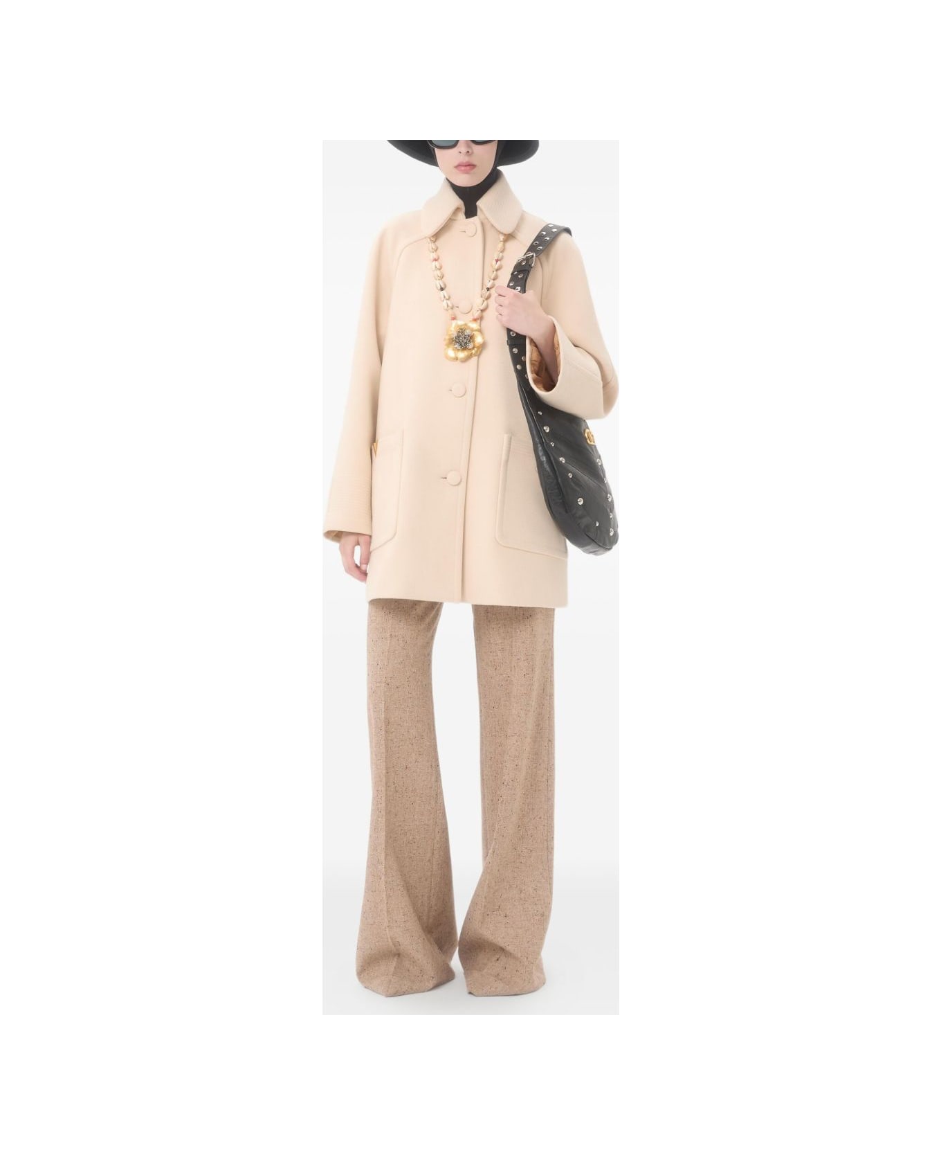 Valentino Wool Coat - Beige