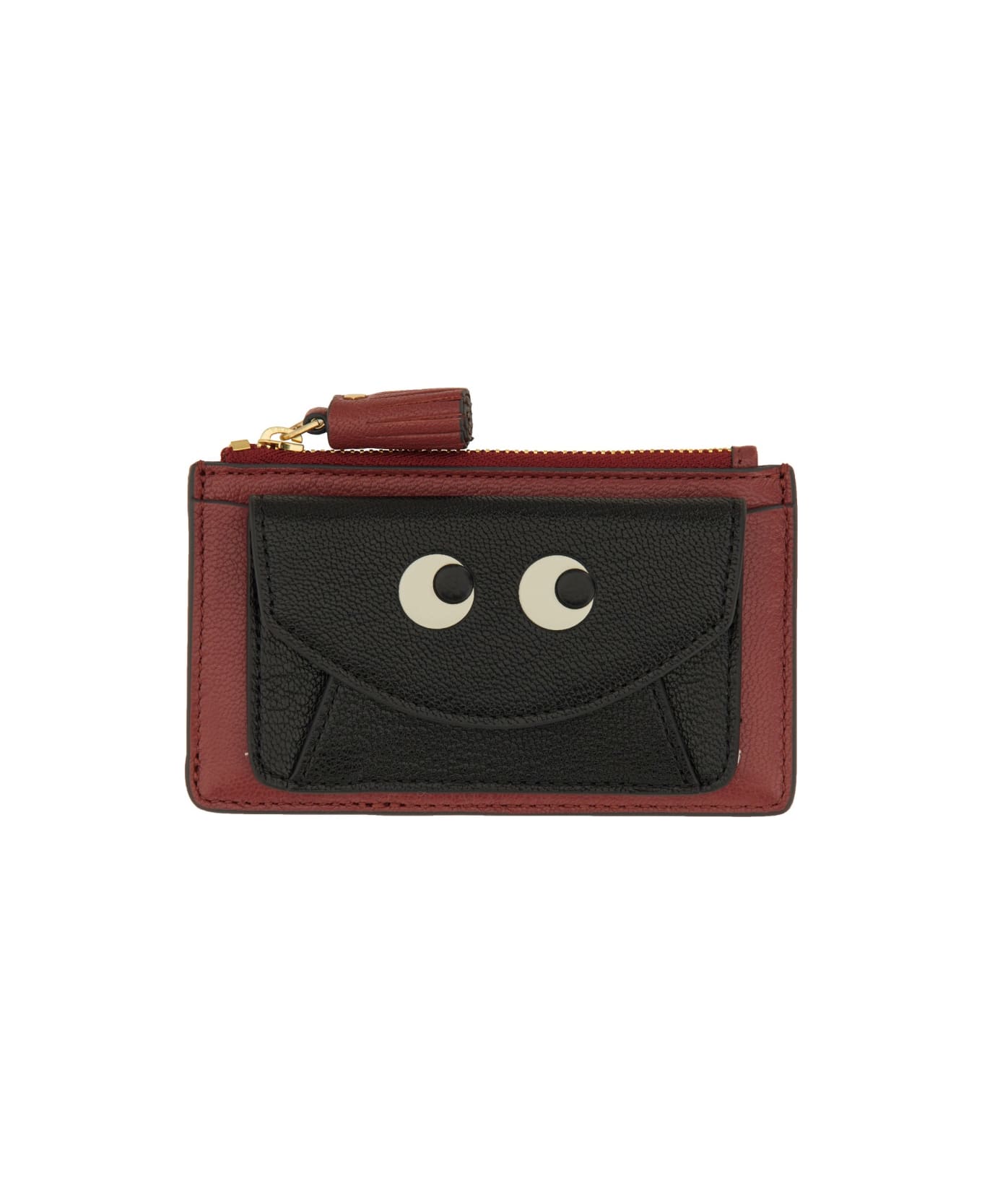 Anya Hindmarch Leather Wallet - BLACK