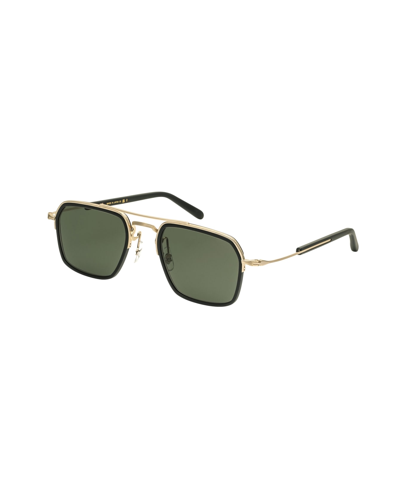 Masunaga Gms-130p Sg S19 Black Gold Sunglasses - Oro