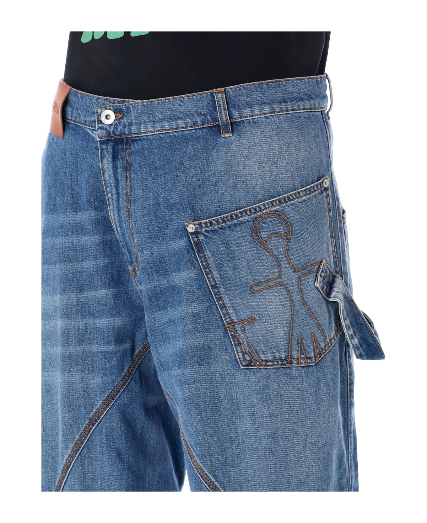J.W. Anderson Twisted Workwear Denim Pants - LIGHT BLUE デニム