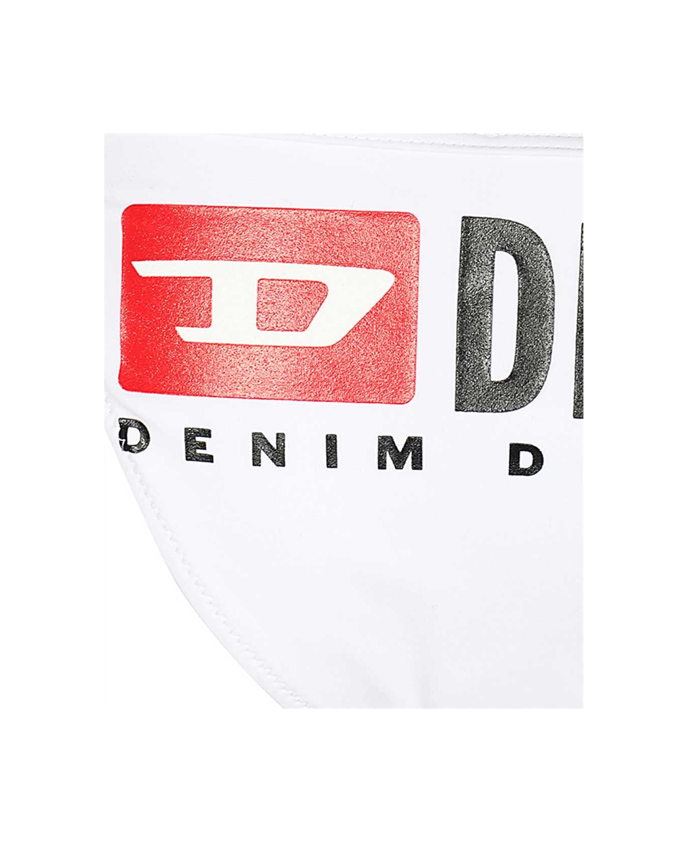 Diesel White Slip Beachwear - White