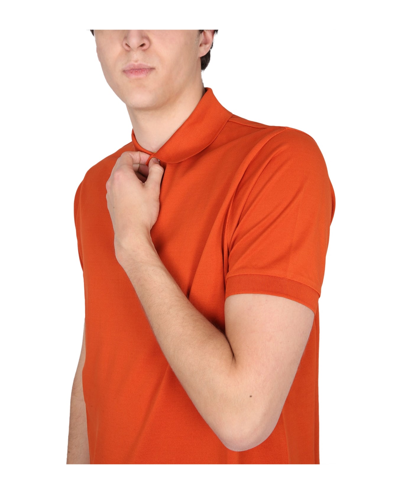 Paul Smith Cotton Polo - ORANGE